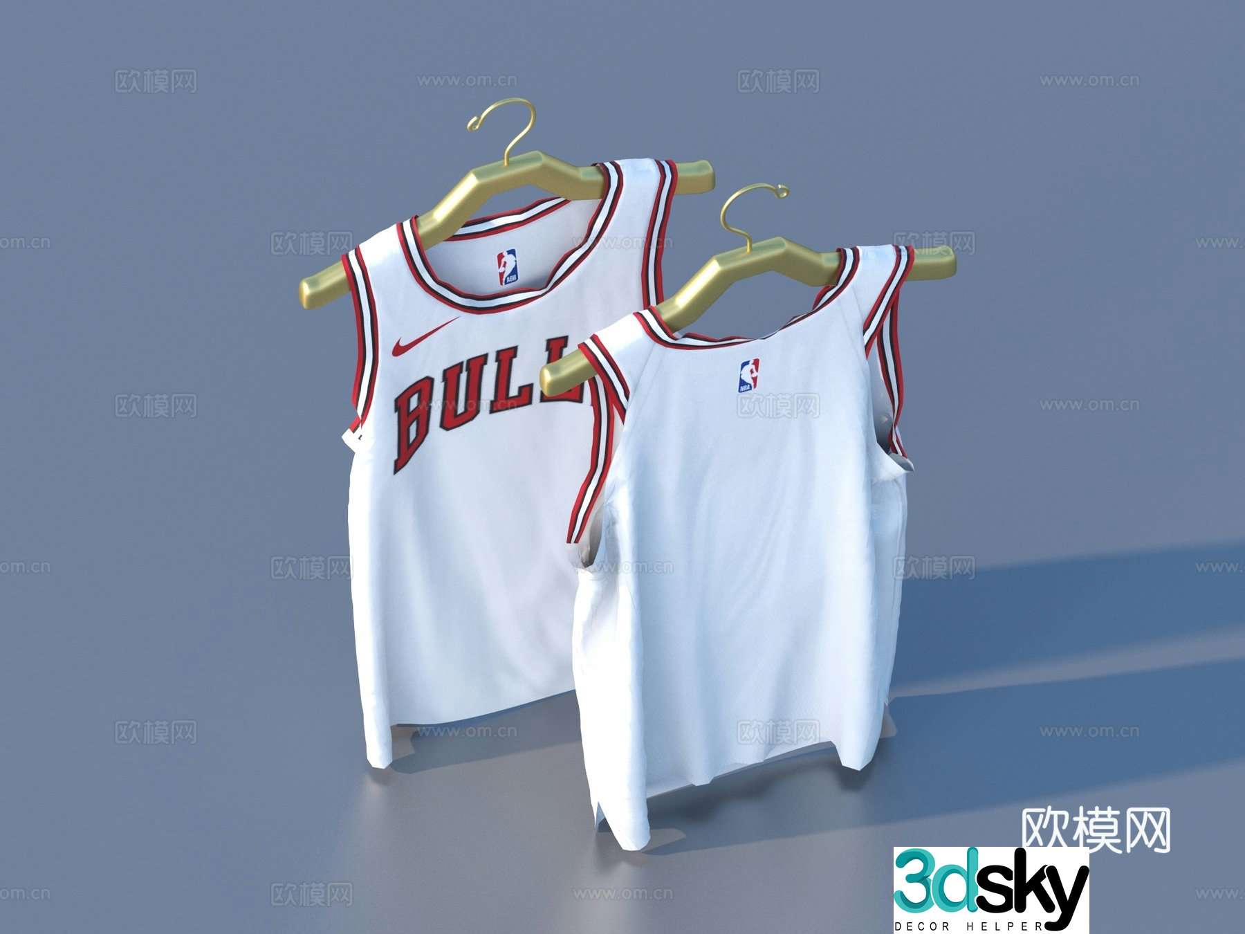 jersey sportswear 3d model