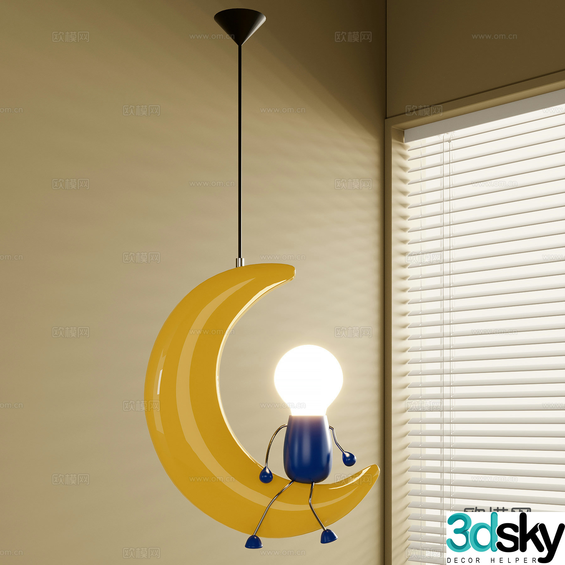 French chandeliers 3d model