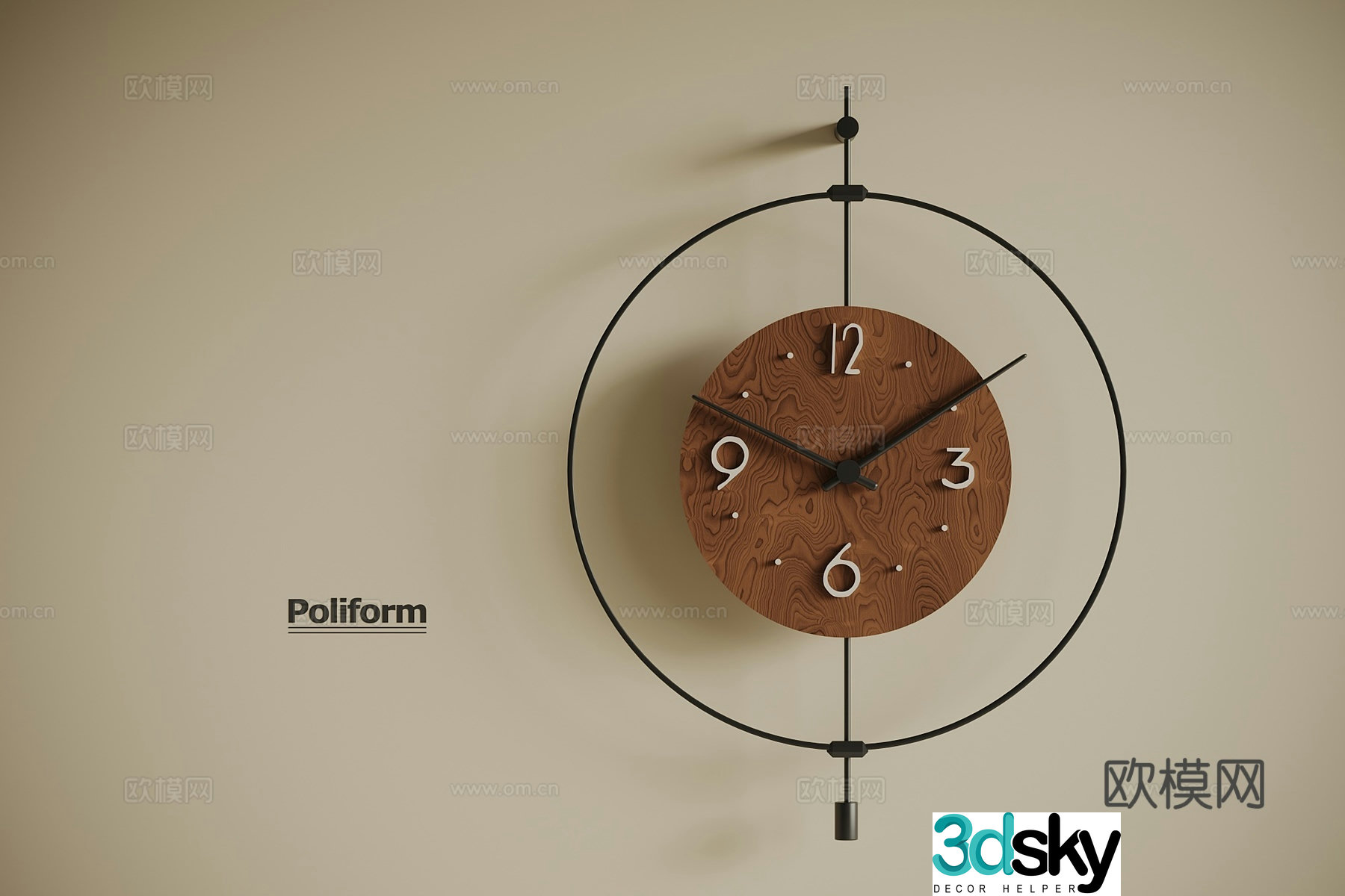 3D model of medieval clock