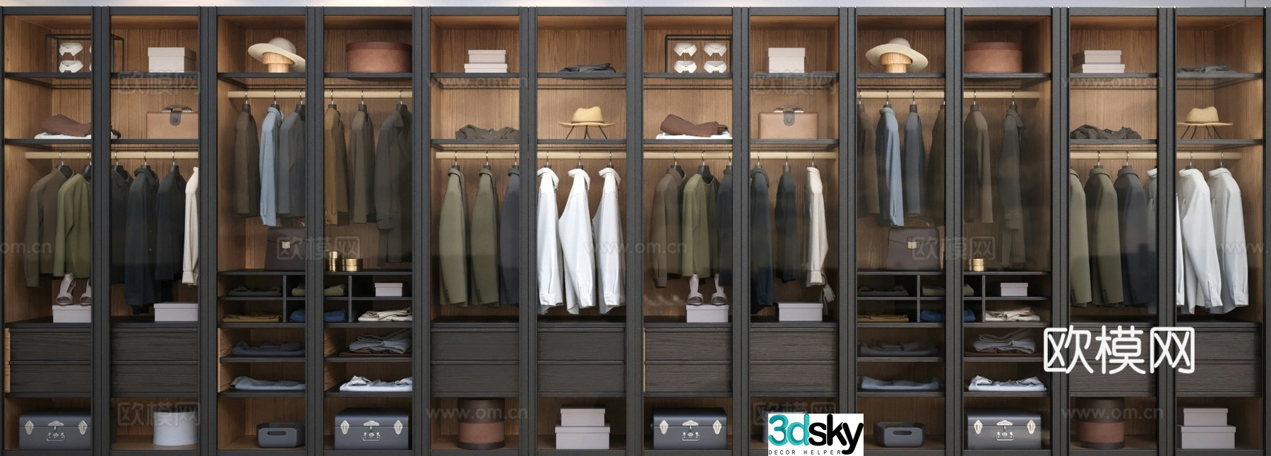 Wardrobe Clothing 3d Model