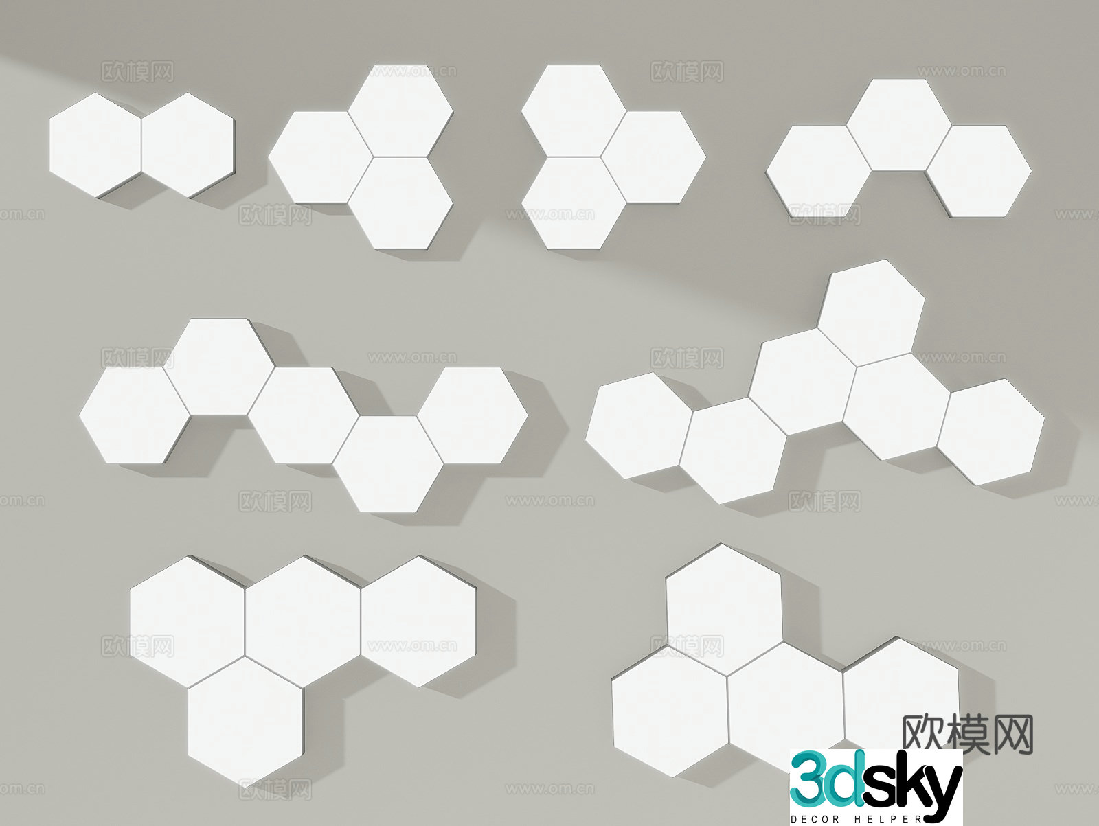 Ceiling lamp Special-shaped lamp 3D model