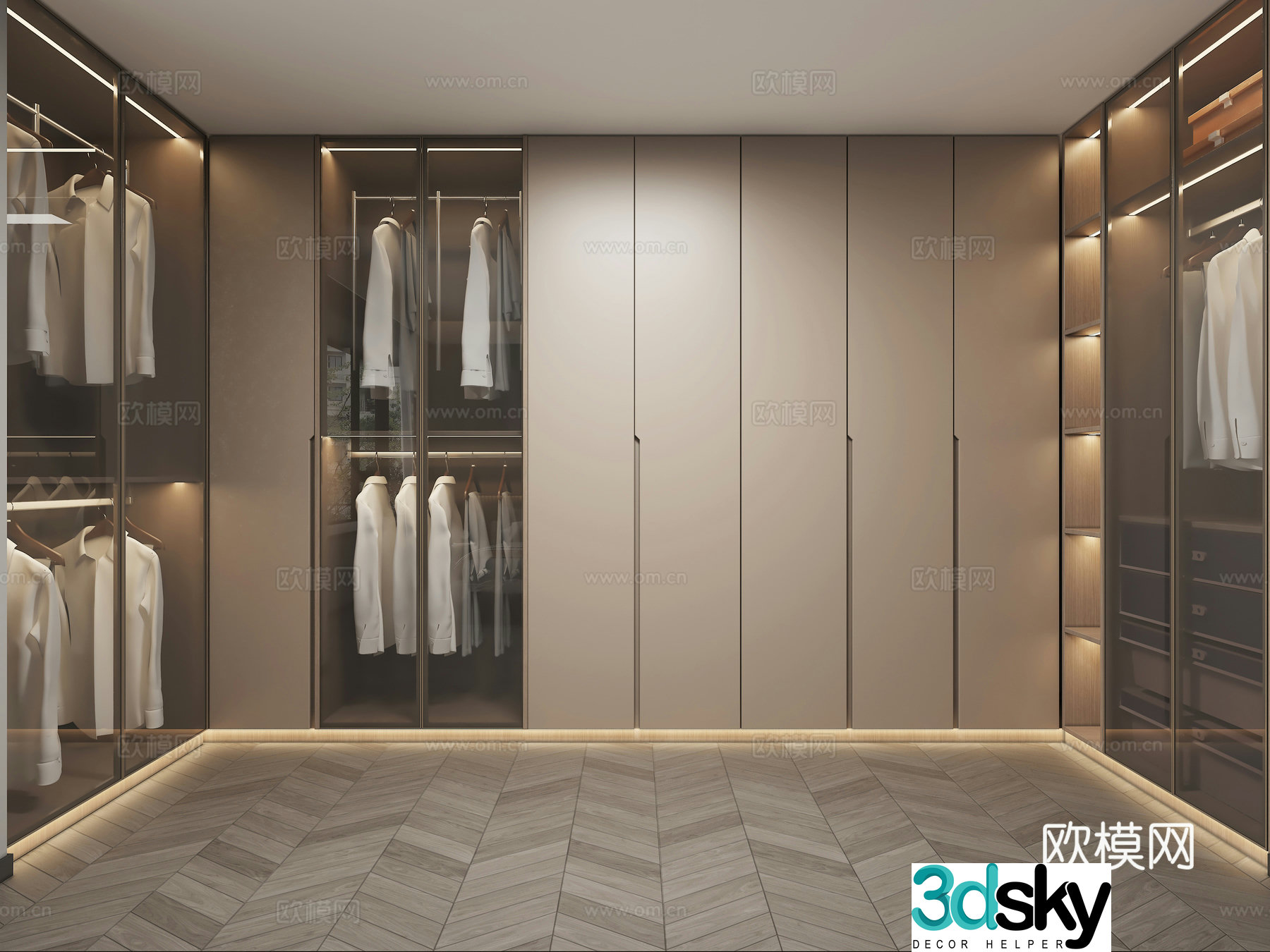 Cloakroom 3d model