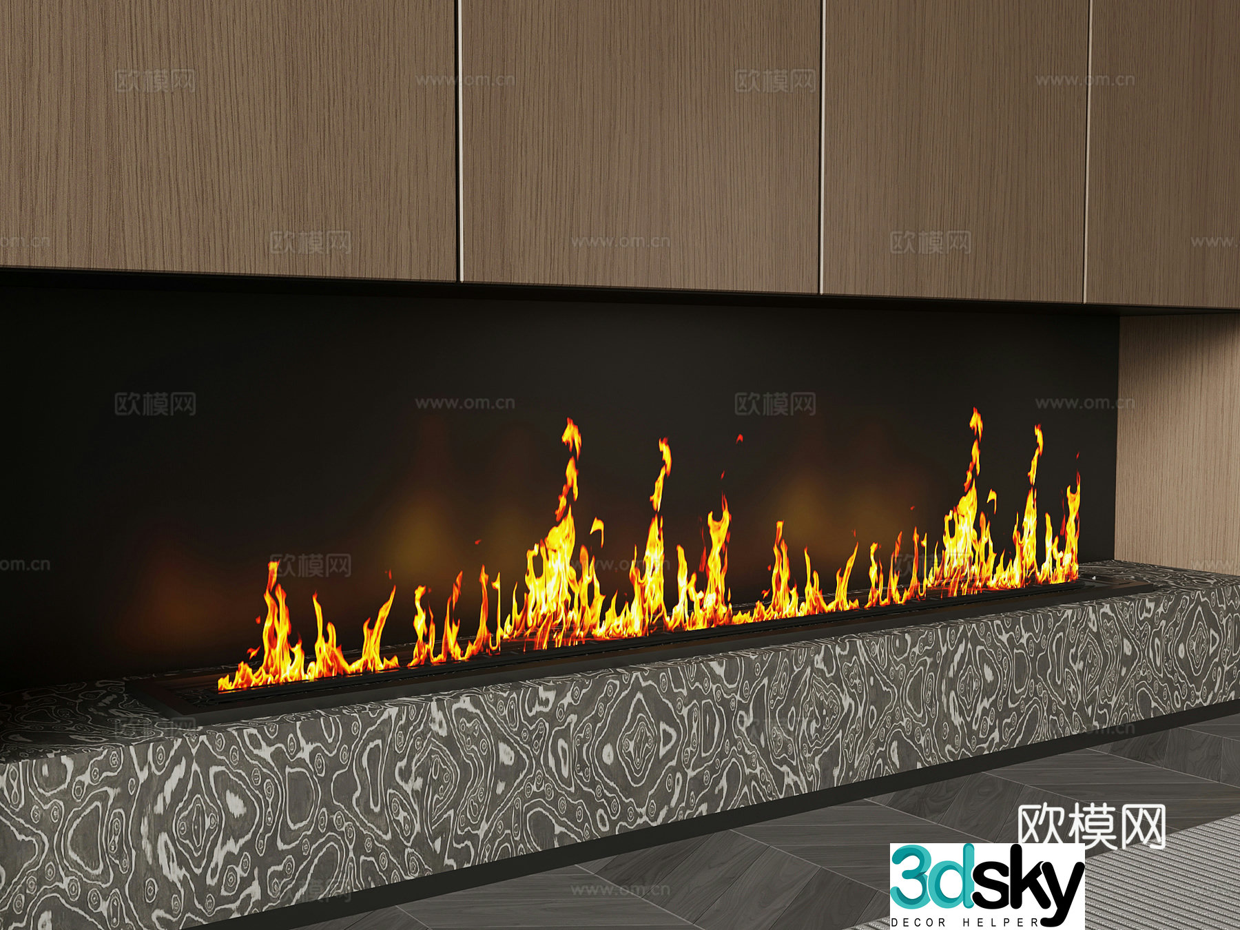 Stove Modern Italian stove 3D model