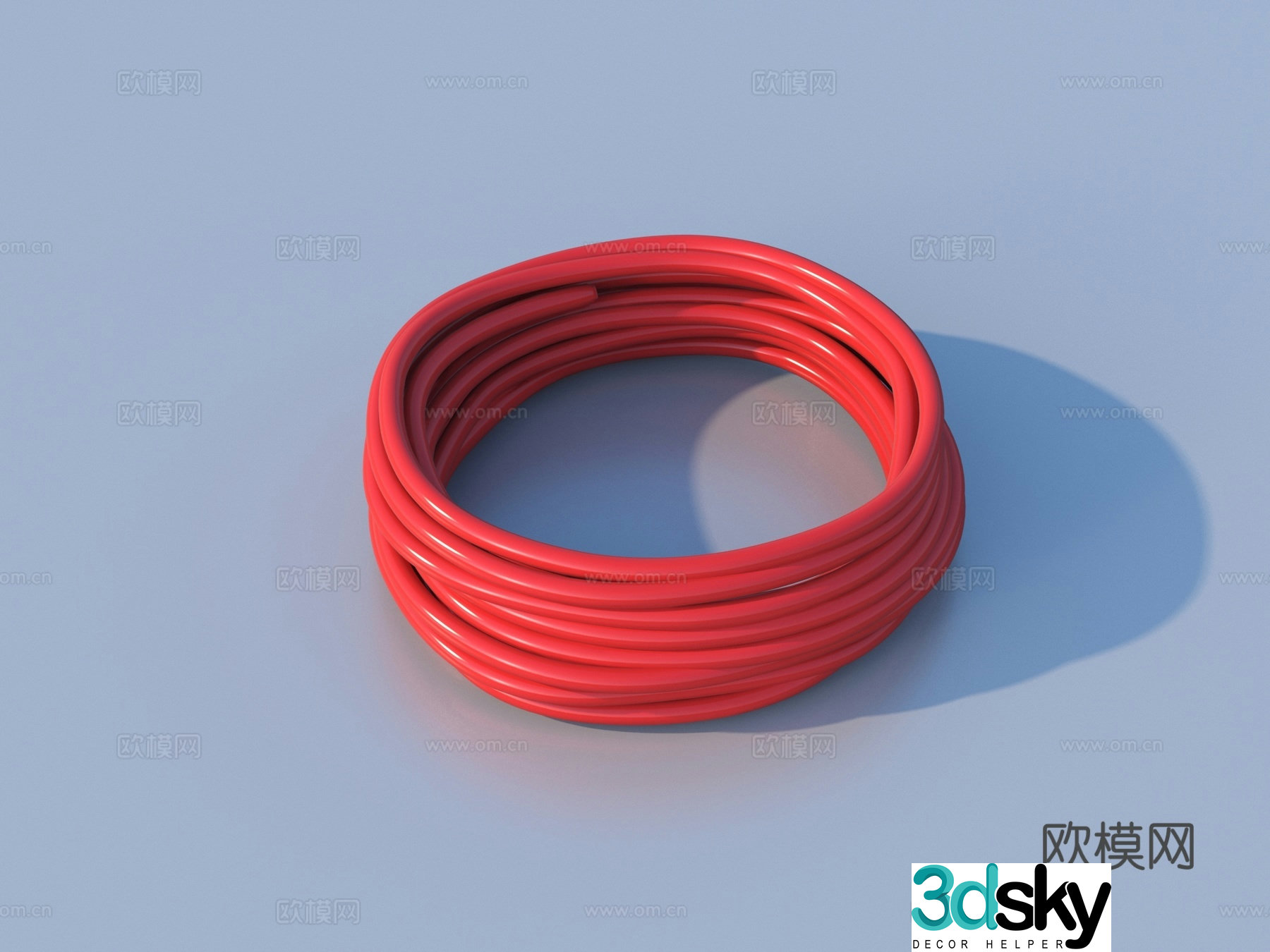 Wires Cables Line Equipment 3D Model