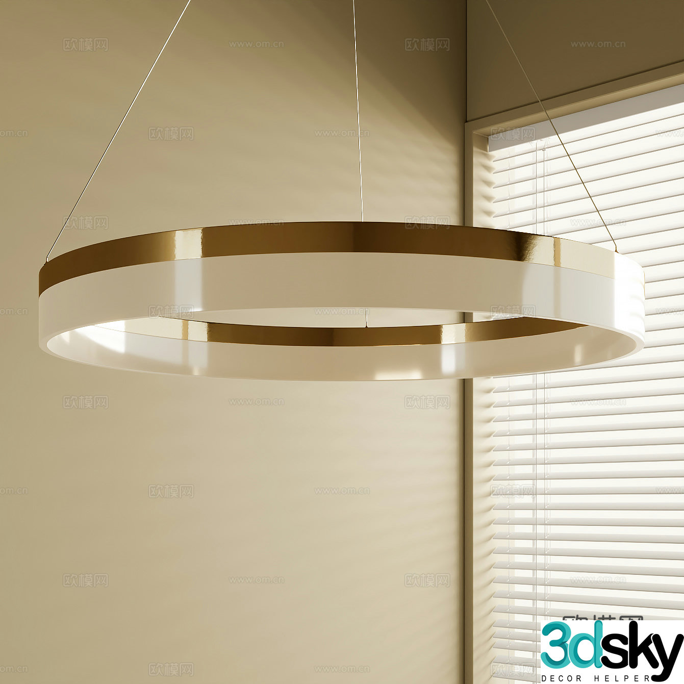 French chandeliers 3d model