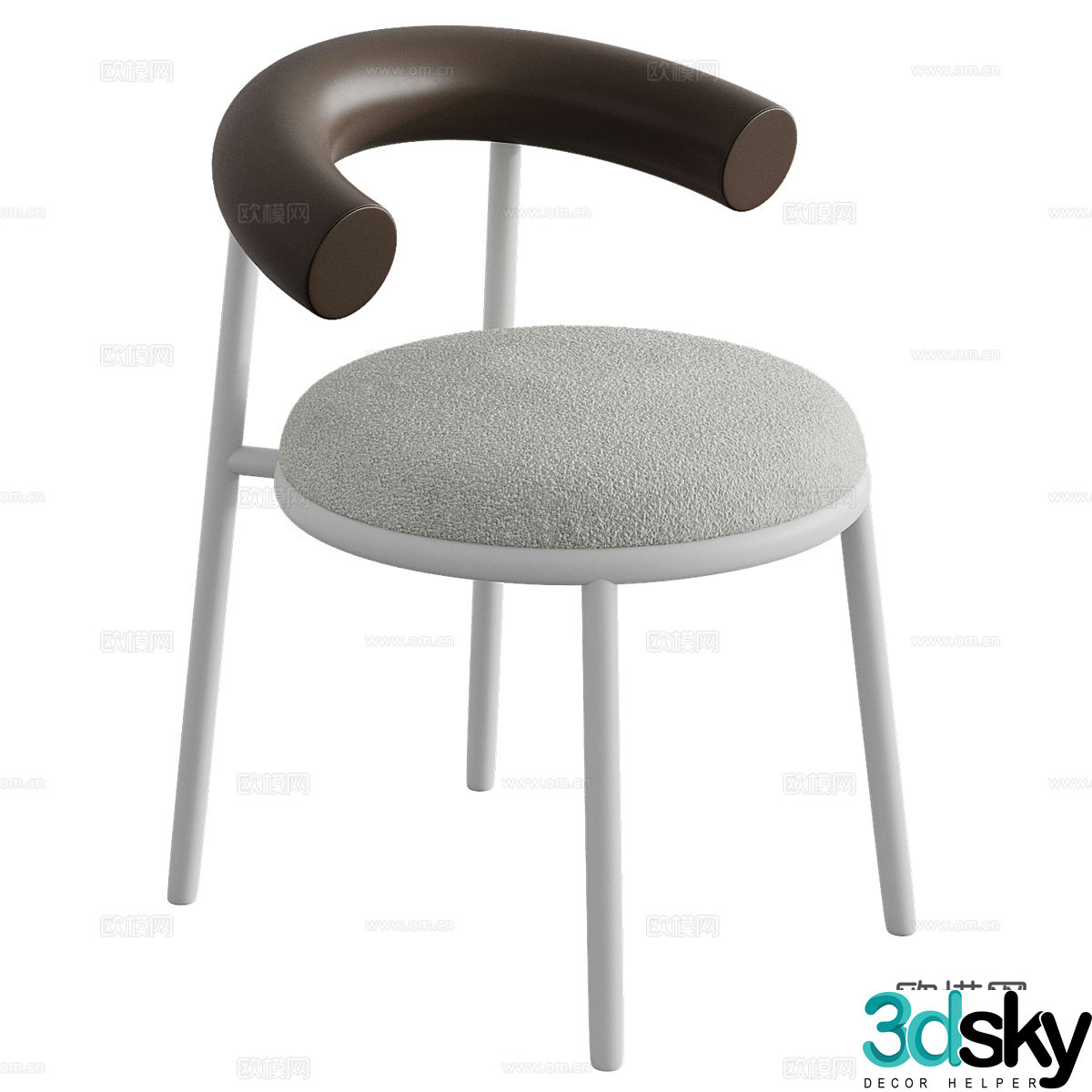 Single chair 3d model