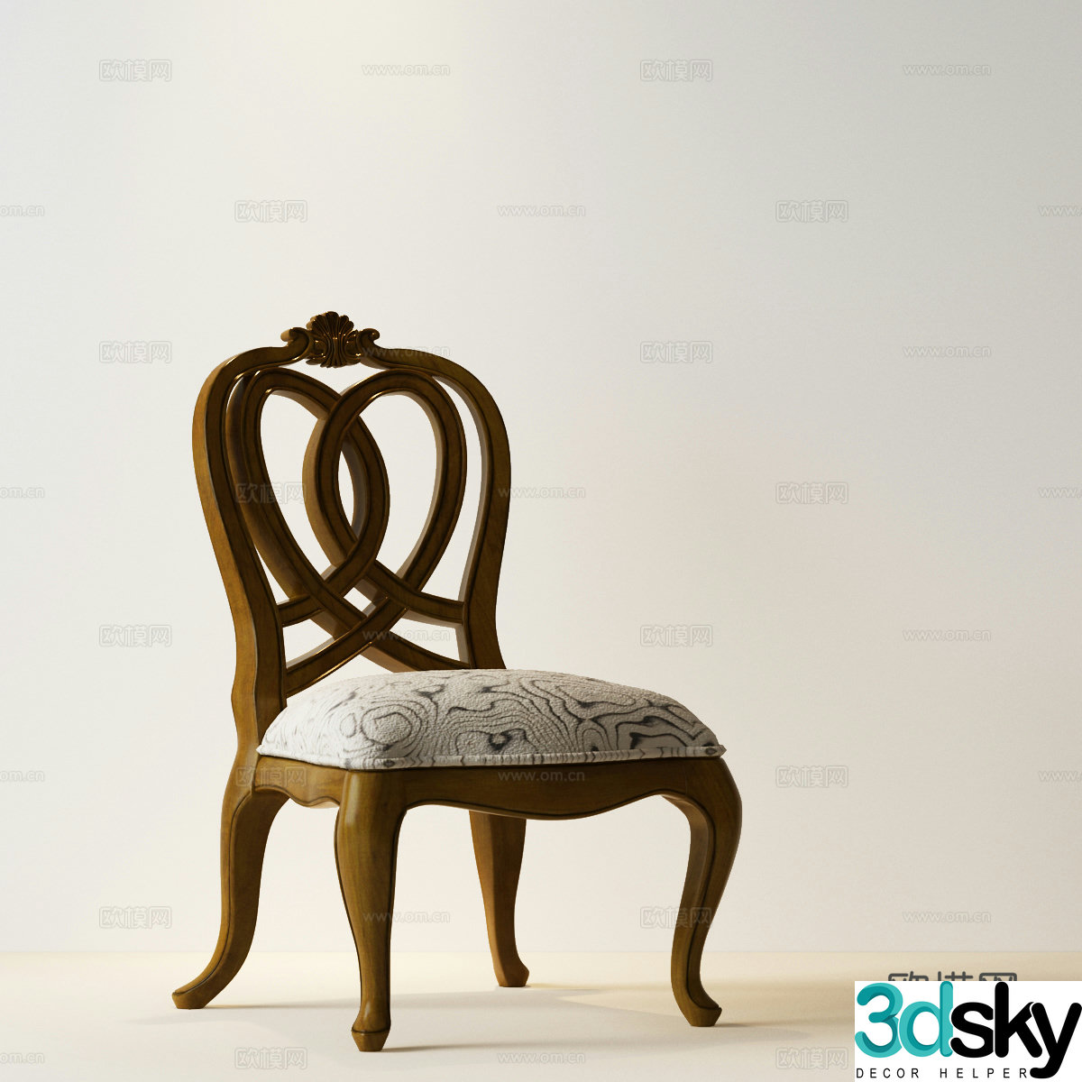 American casual sofa American casual chair French mid-year leisure chair French mid-year leisure sofa 3D model