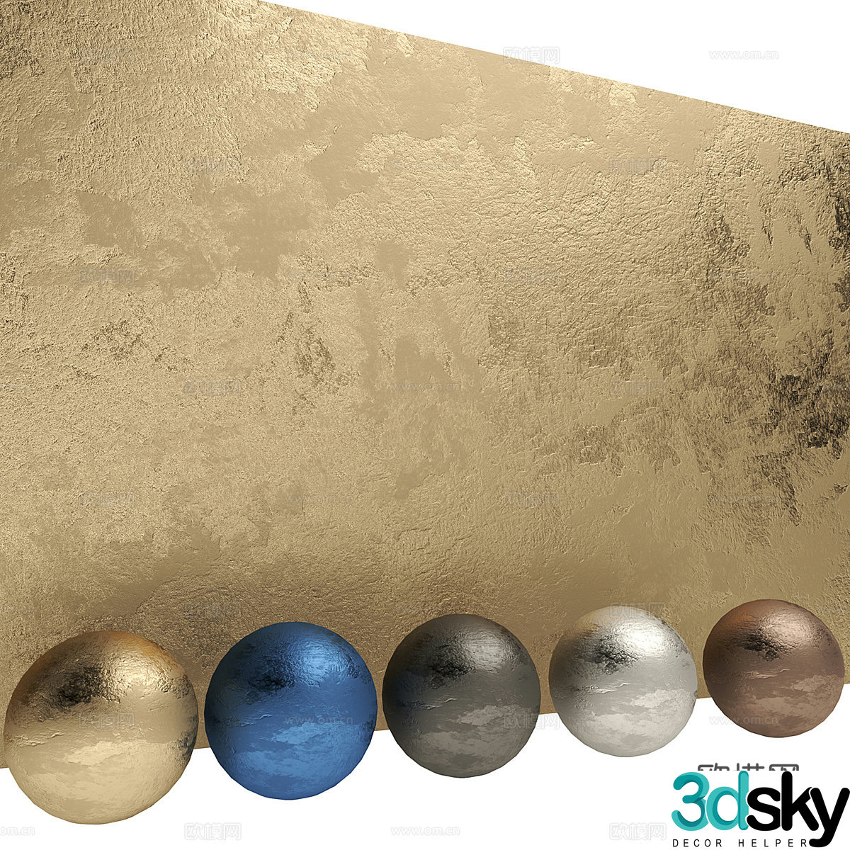 Modern Italian light luxury paint Art paint 3d model
