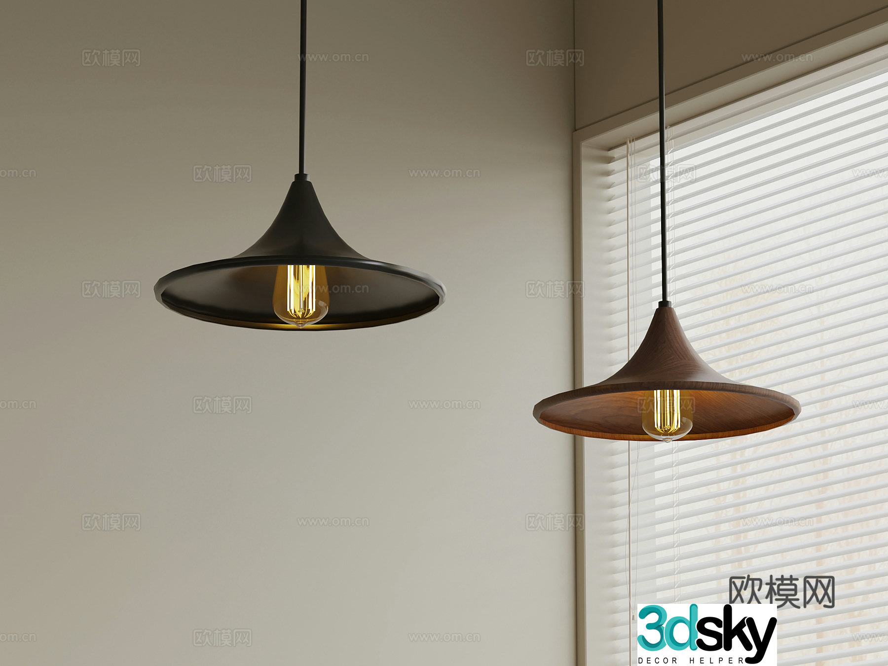 3D model of medieval style chandelier