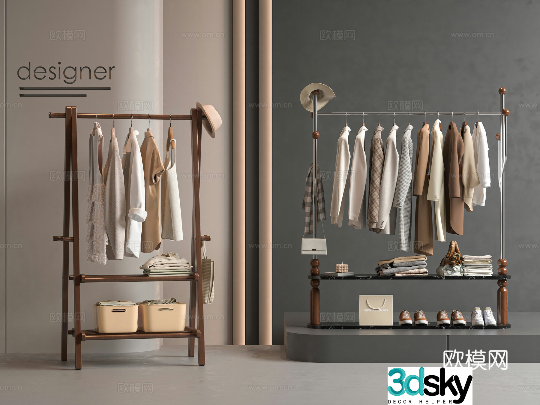 Modern hanger 3d model