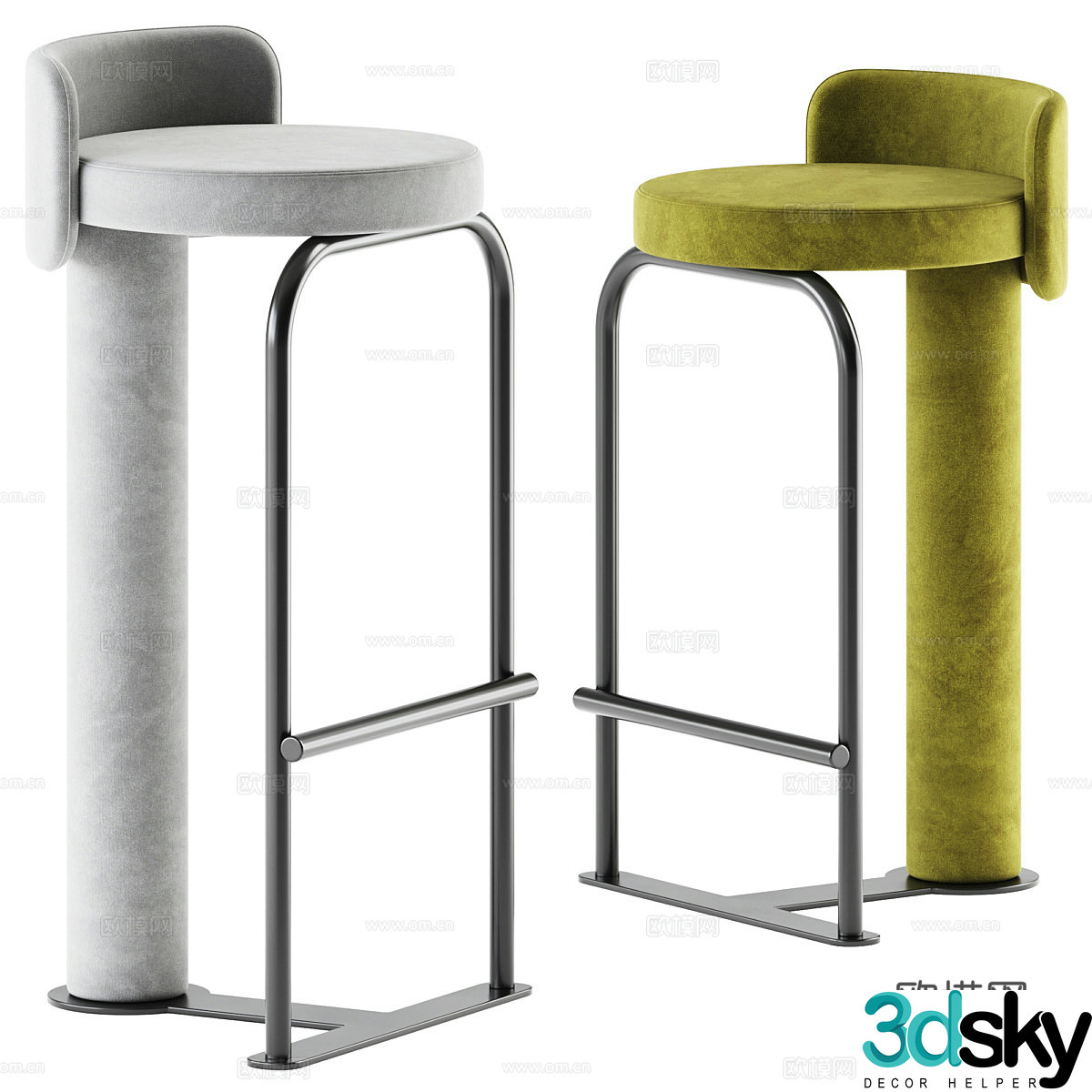 Bar chair 3d model