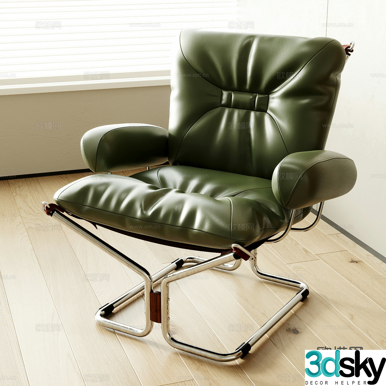 Modern leisure chair 3d model