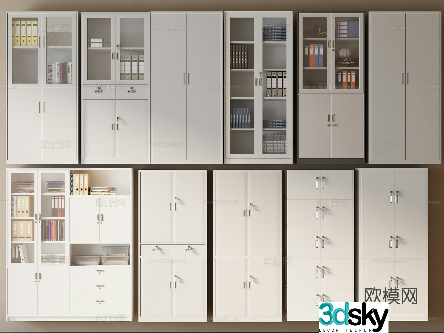 File cabinet File cabinet Office cabinet Iron cabinet 3D model