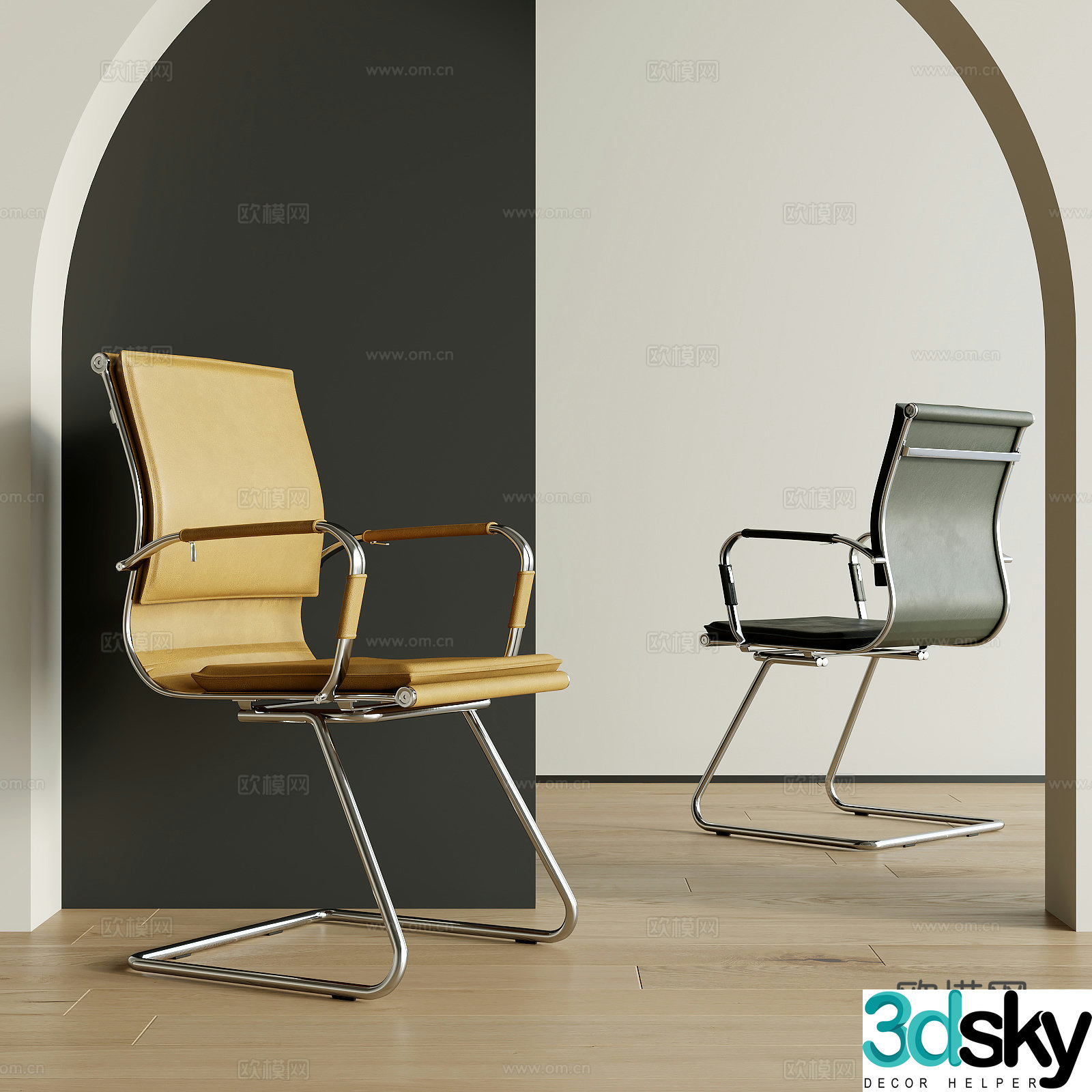 Modern office chair 3d model