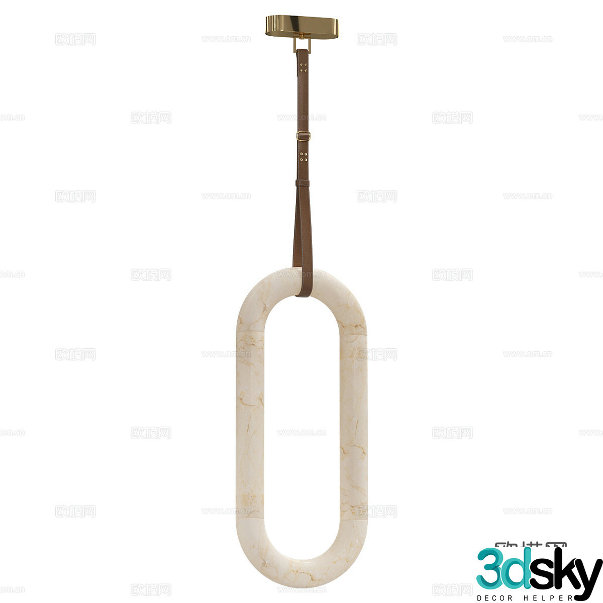 Nordic simple chandeliers chandeliers simple chandeliers decorative chandeliers 3d model