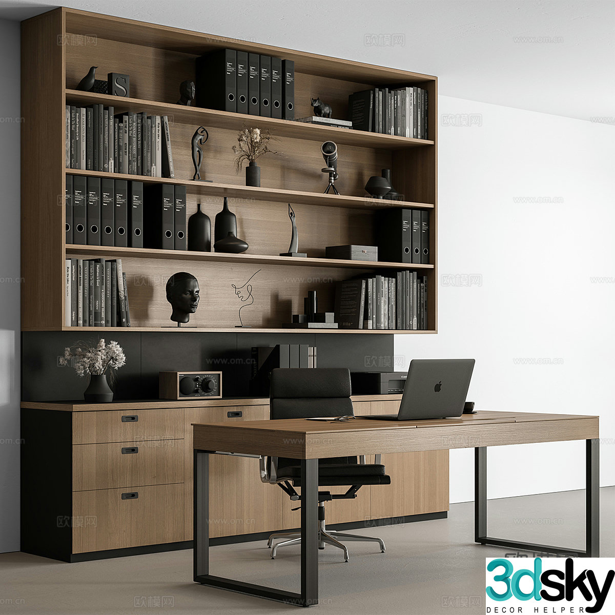 Office furniture 3d model