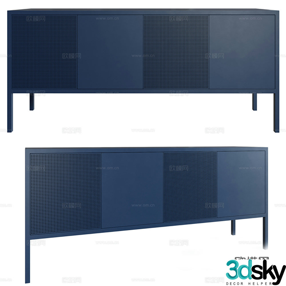Cabinet Side Cabinet Low Cabinet Finished Cabinet 3D Model
