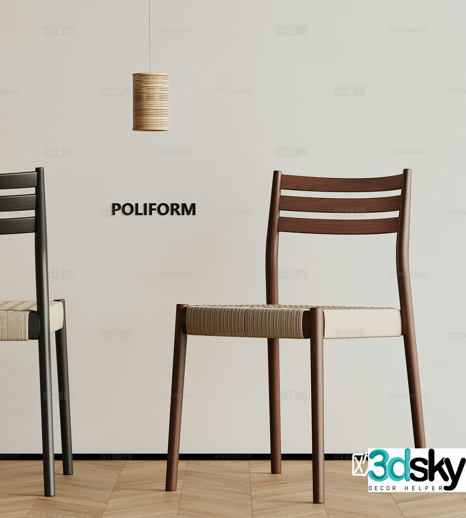 Leisure Chair French Leisure Chair Chandelier 3D Model