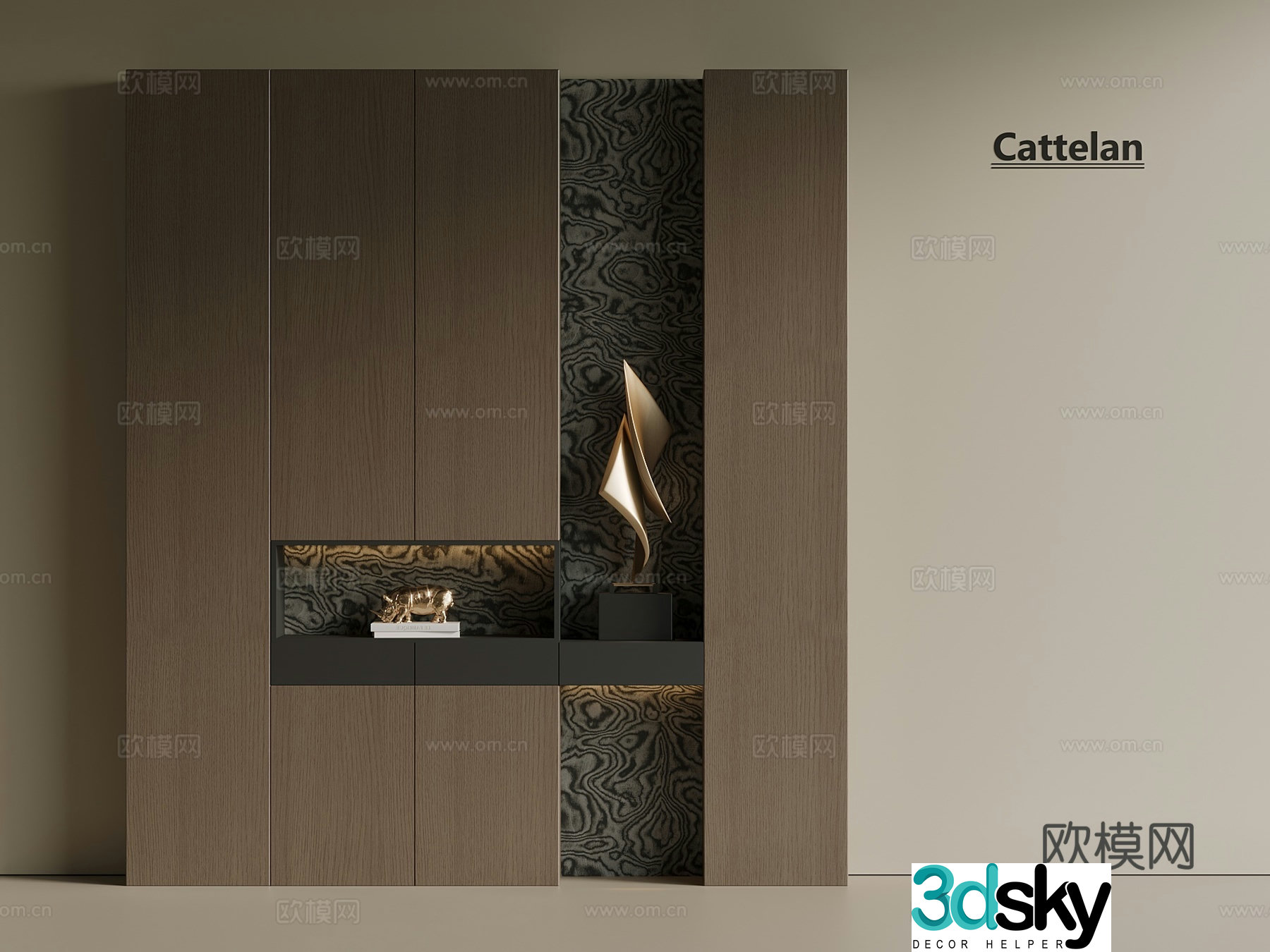 Italian light luxury shoe cabinet porch shoe cabinet partition shoe cabinet custom shoe cabinet 3D model