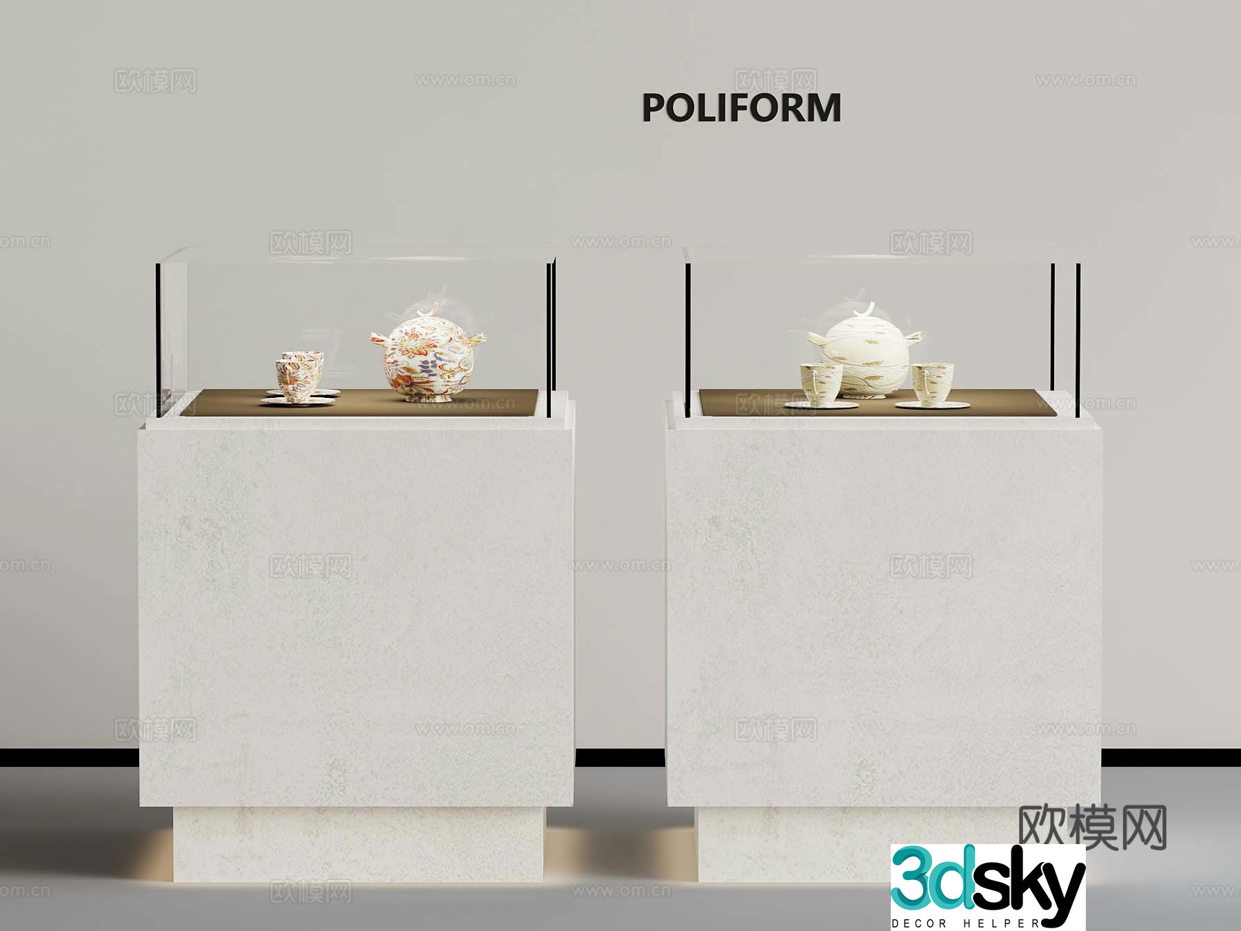 Other cabinets Modern booth showcase 3d model