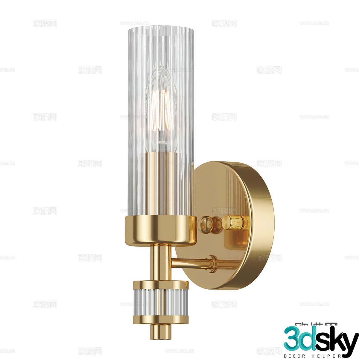 Modern simple and luxurious wall lamp wall lamp simple wall lamp decorative wall lamp living room wall lamp lamp 3d model