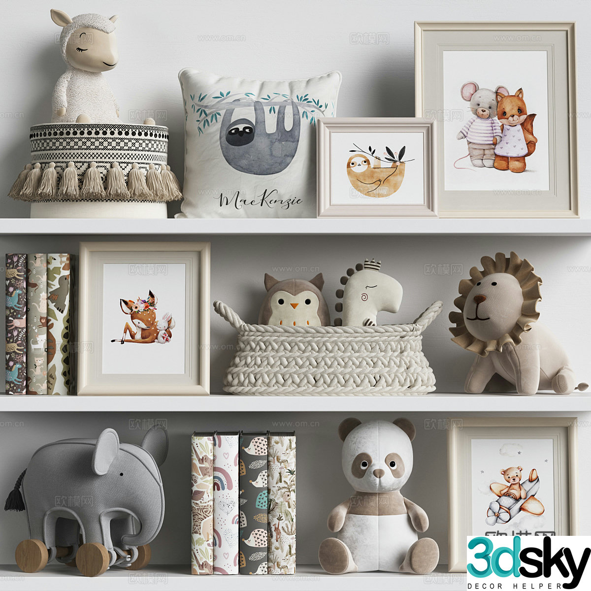 Decorative cabinet 3d model