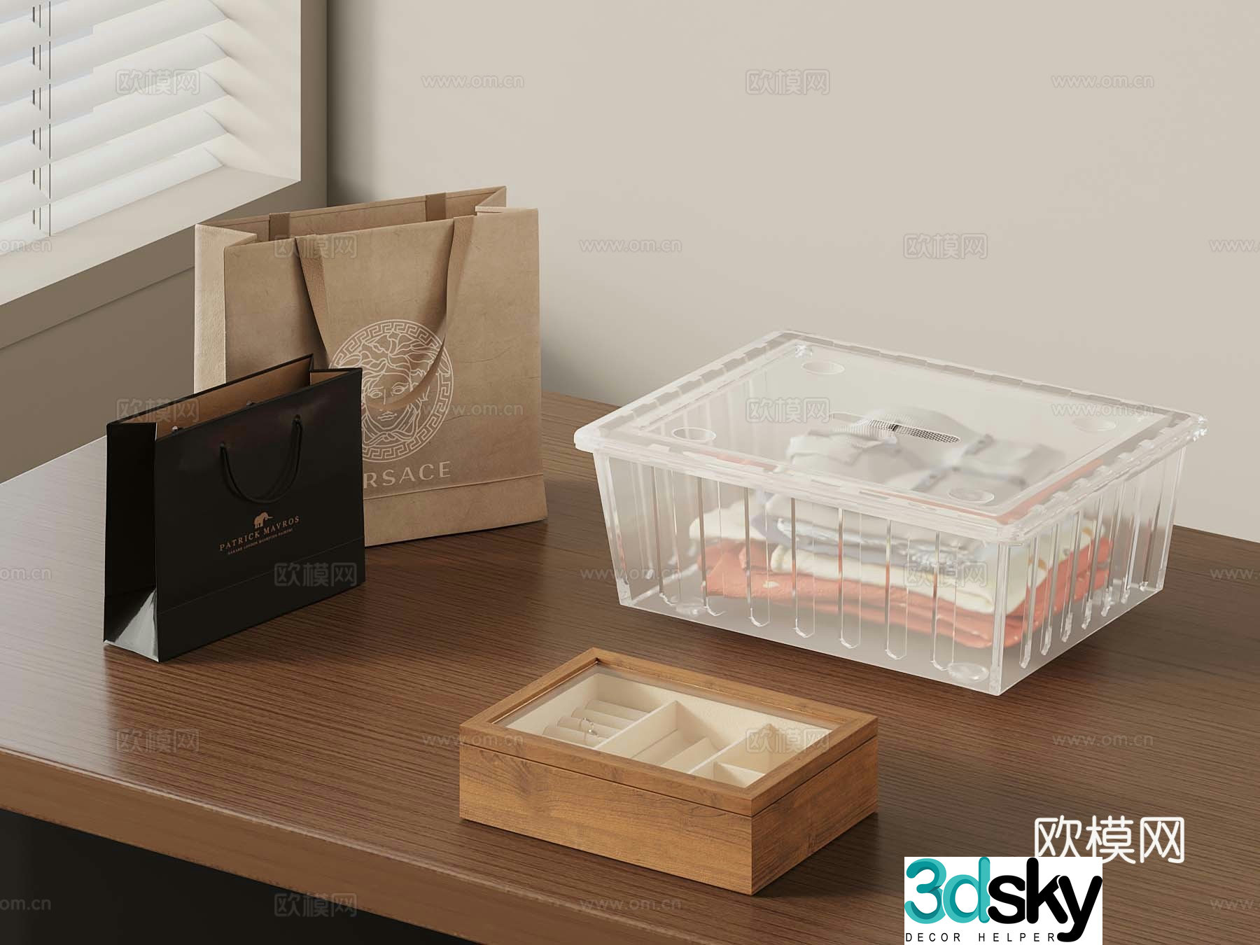 Clothes storage box storage box 3D model