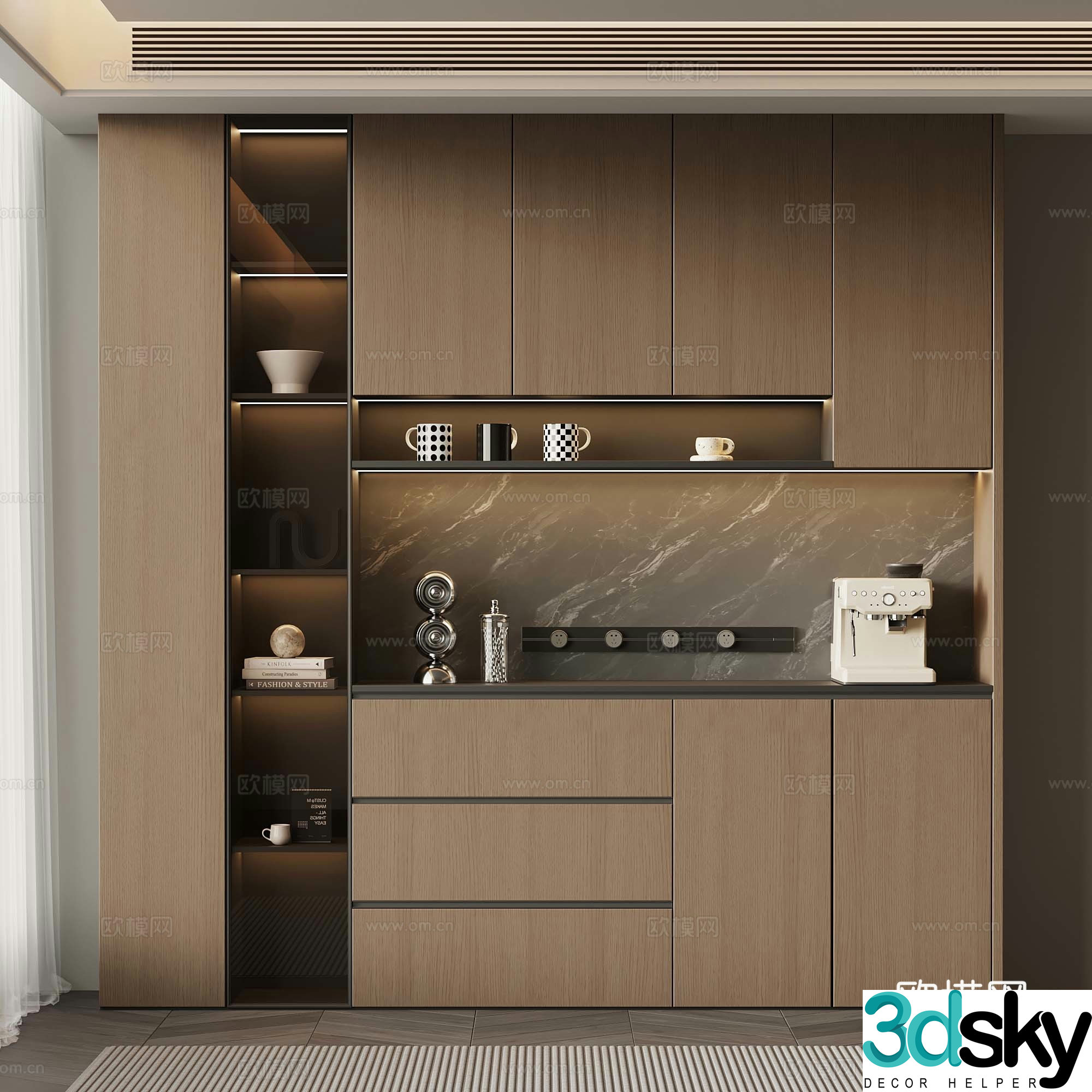 Italian sideboard 3D model