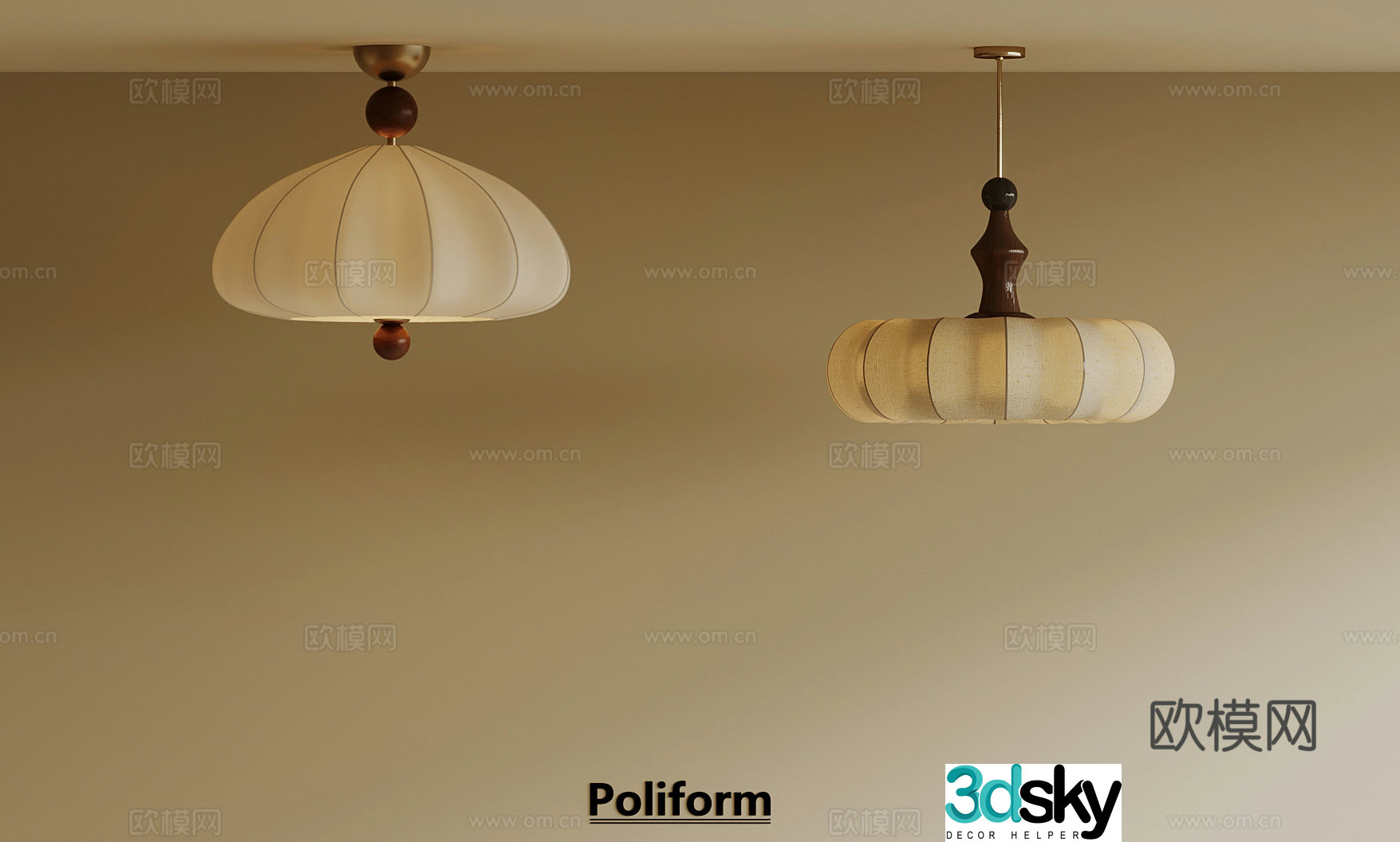 3D model of medieval style chandelier