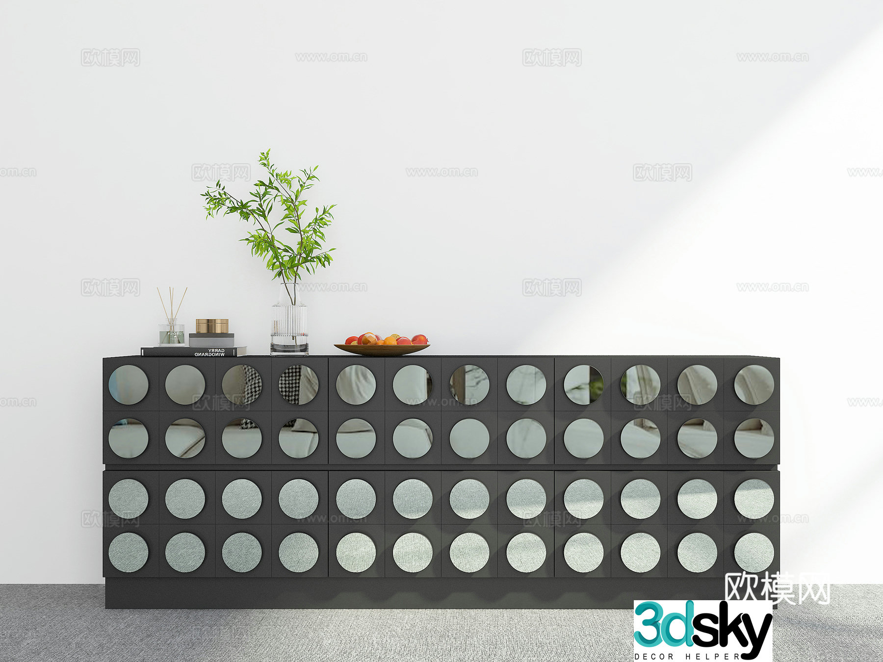 Modern sideboard 3D model