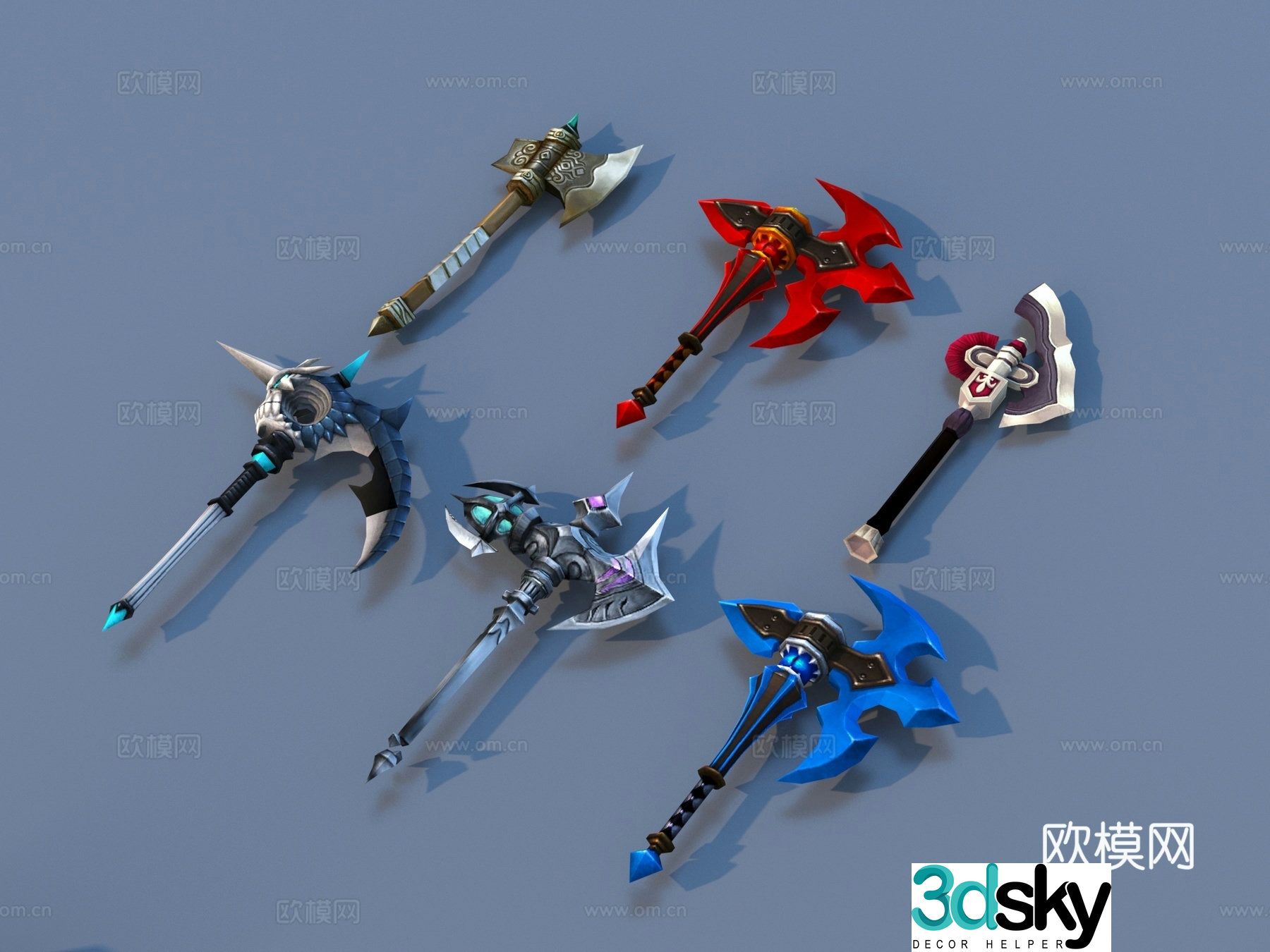 Weapons Weapons Game Props 3D Model