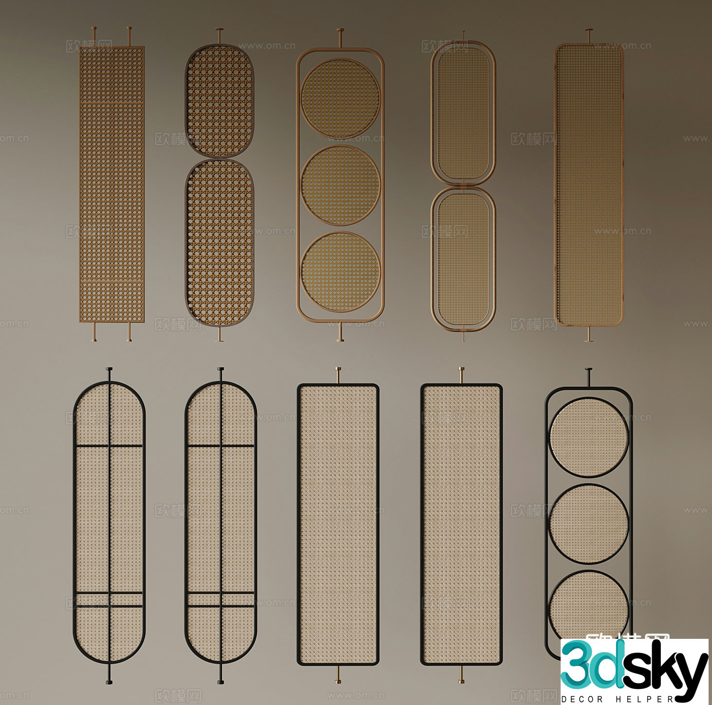 3D model of Jiji Fengteng partition