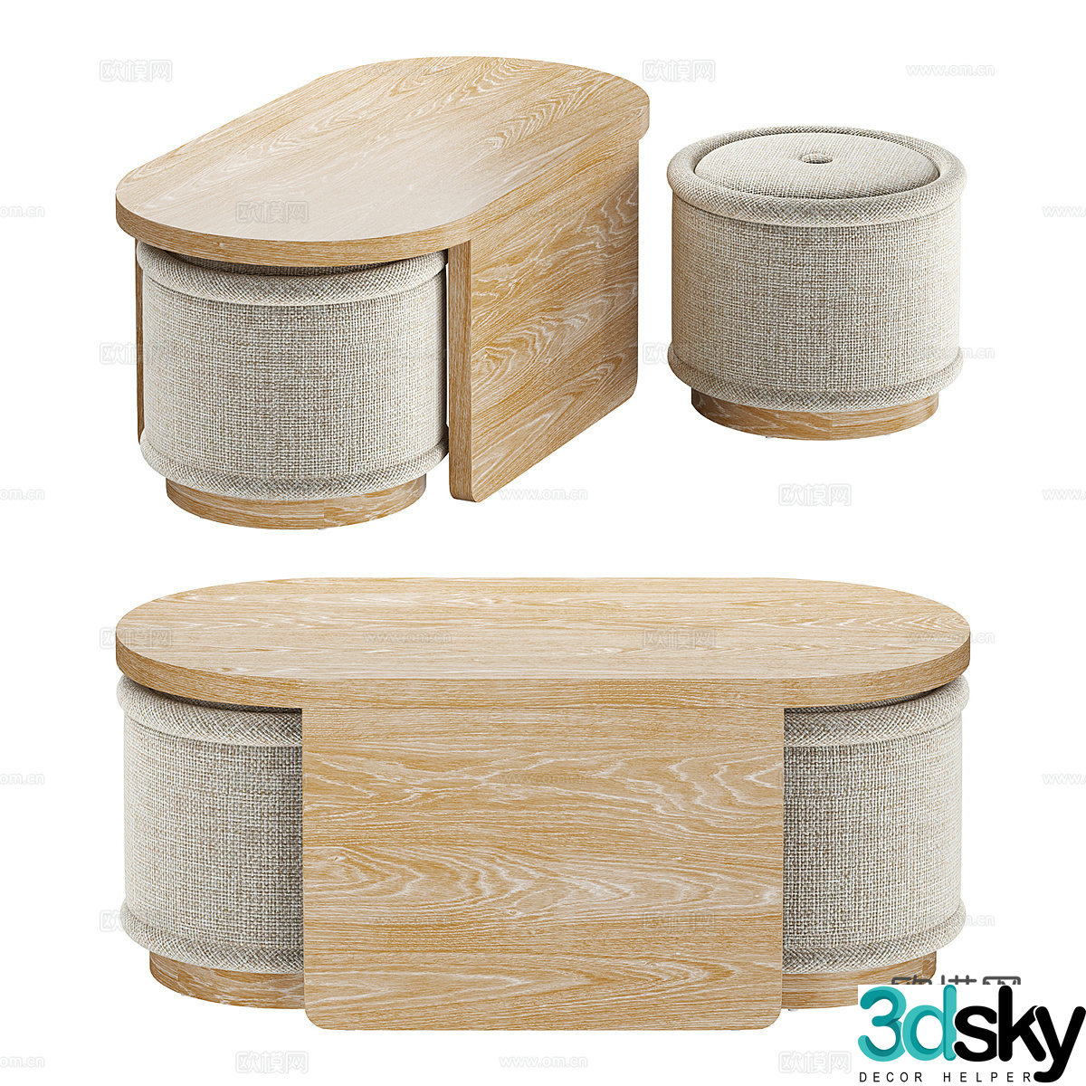 Desk 3d model