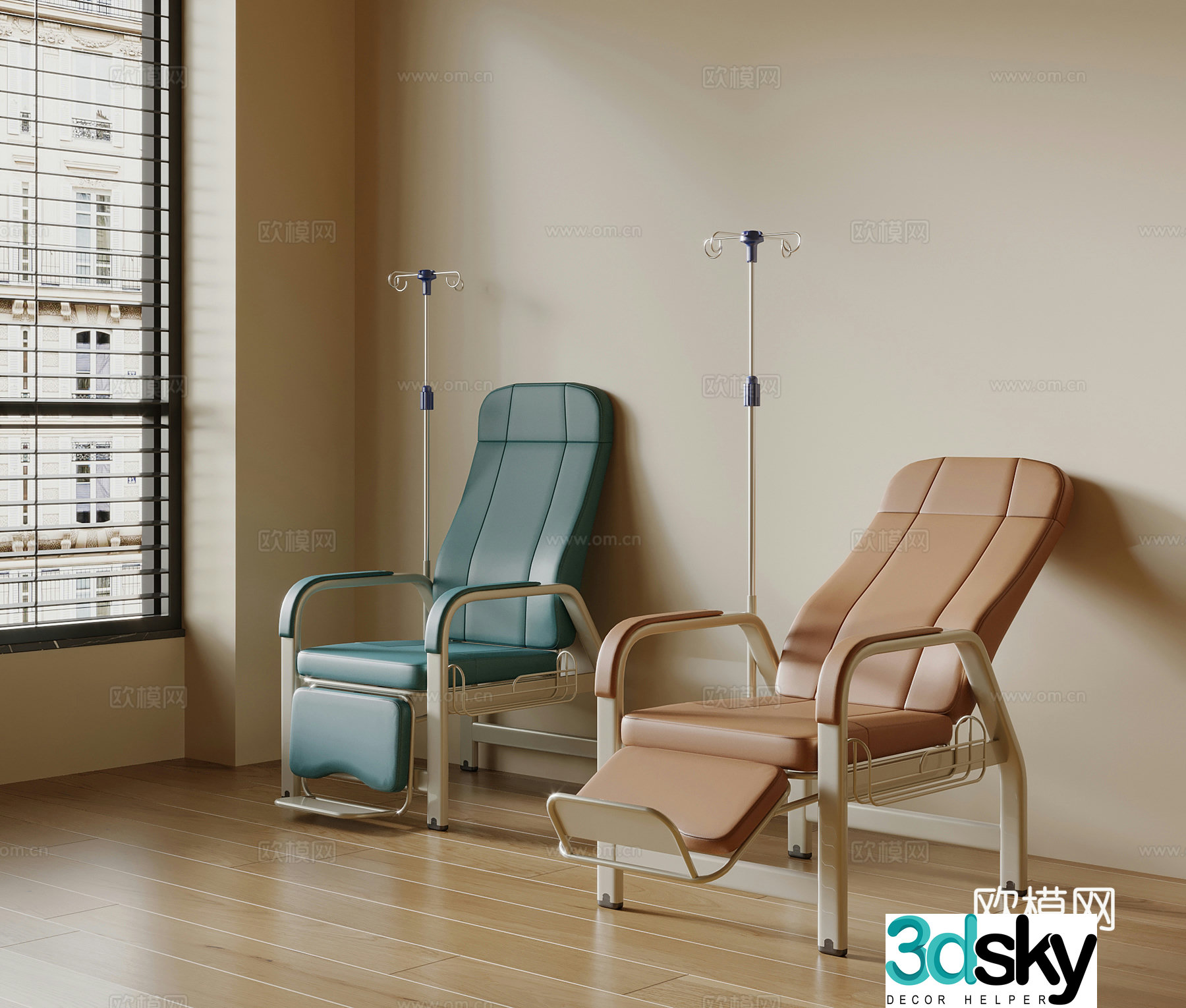 Modern chair Infusion chair 3d model