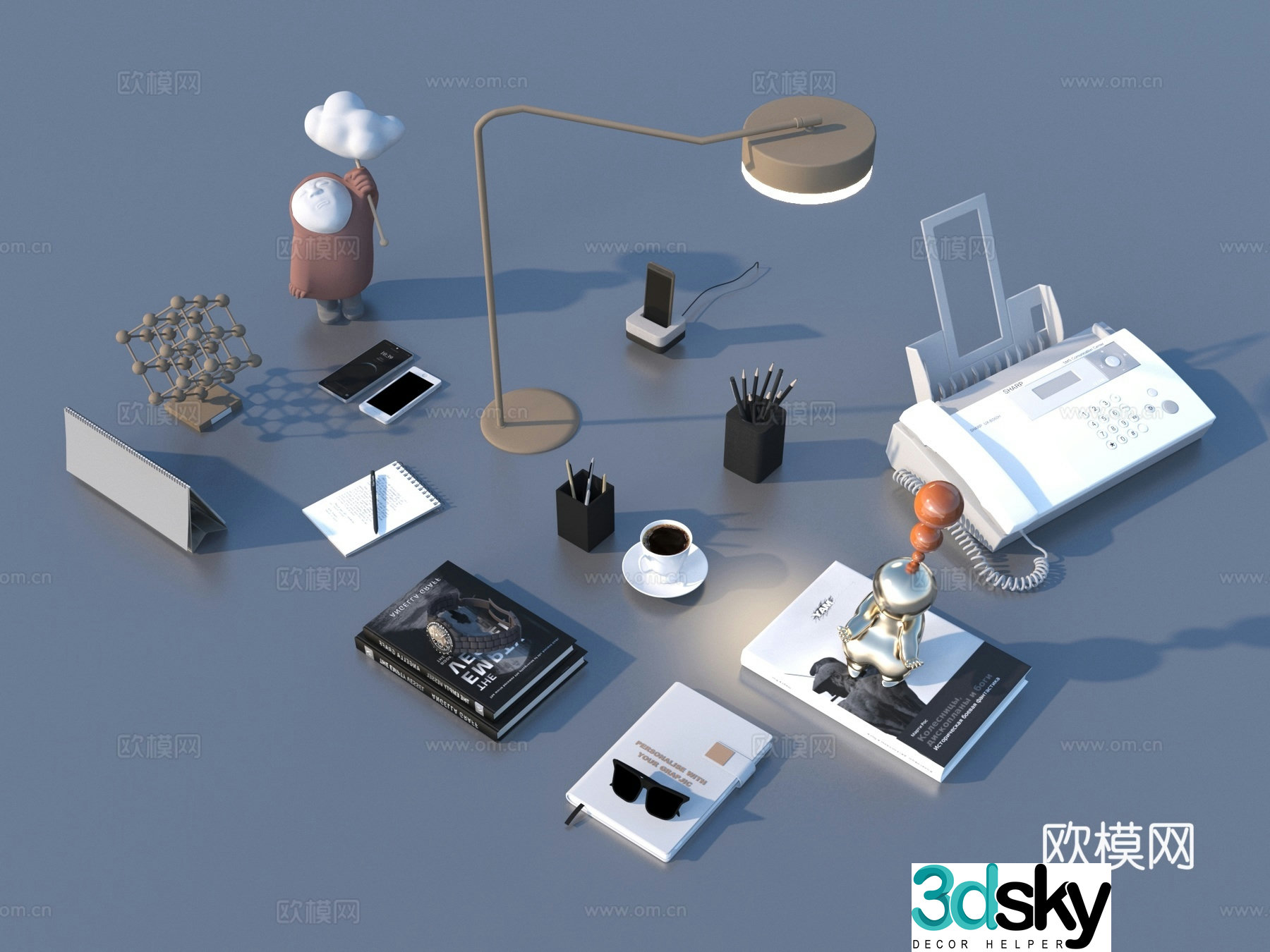 Daily necessities Crafts ornaments Artwork 3D model
