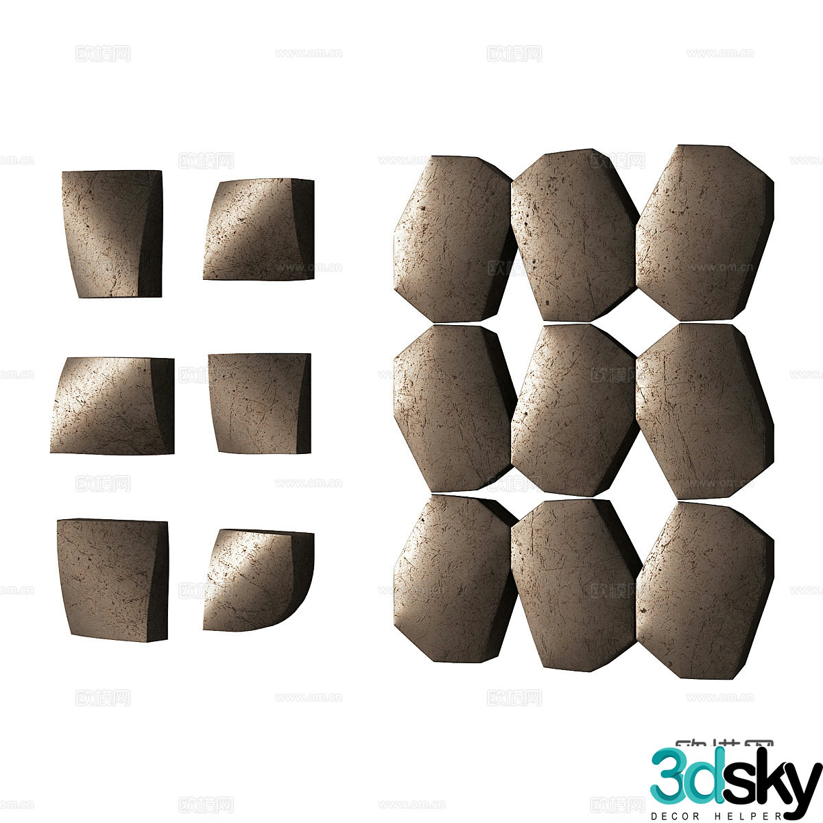 Modern Italian wall decoration pendant 3D model