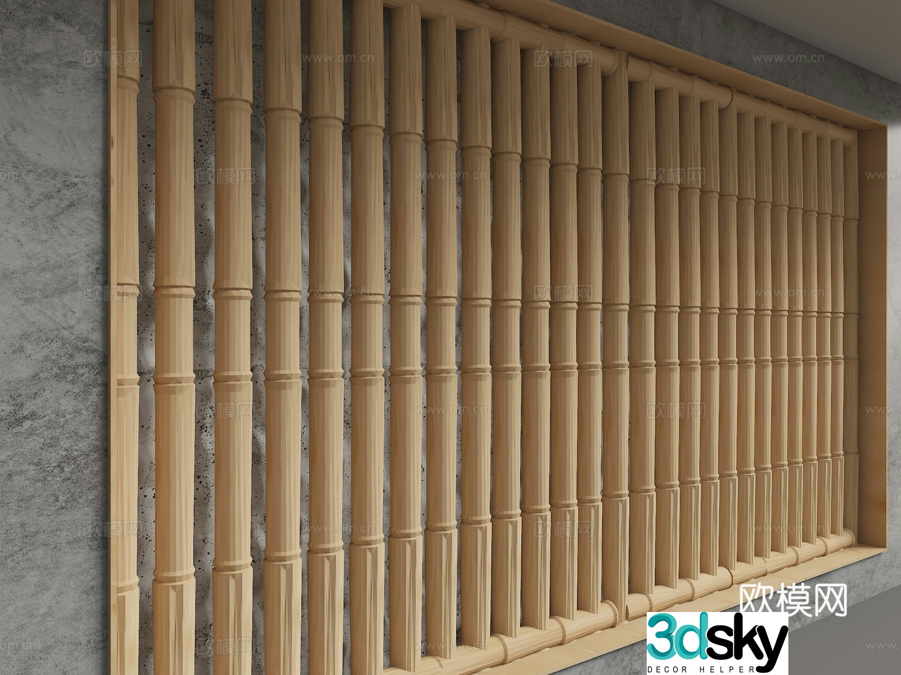 Modern partition 3d model
