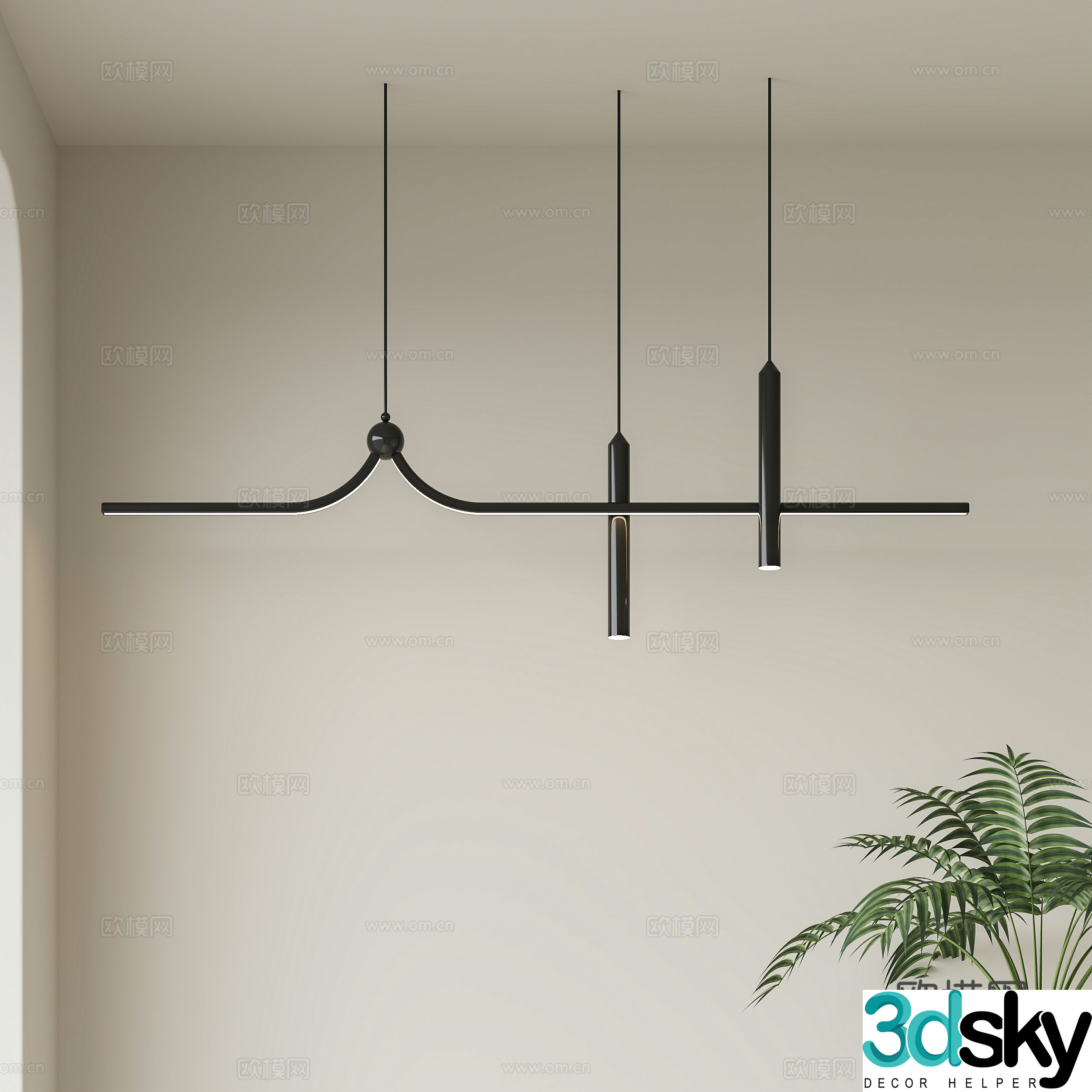 Modern Chandeliers Multi-head Chandeliers Art Chandeliers Restaurant Chandeliers Bar Chandeliers Decorative Chandeliers 3D Model