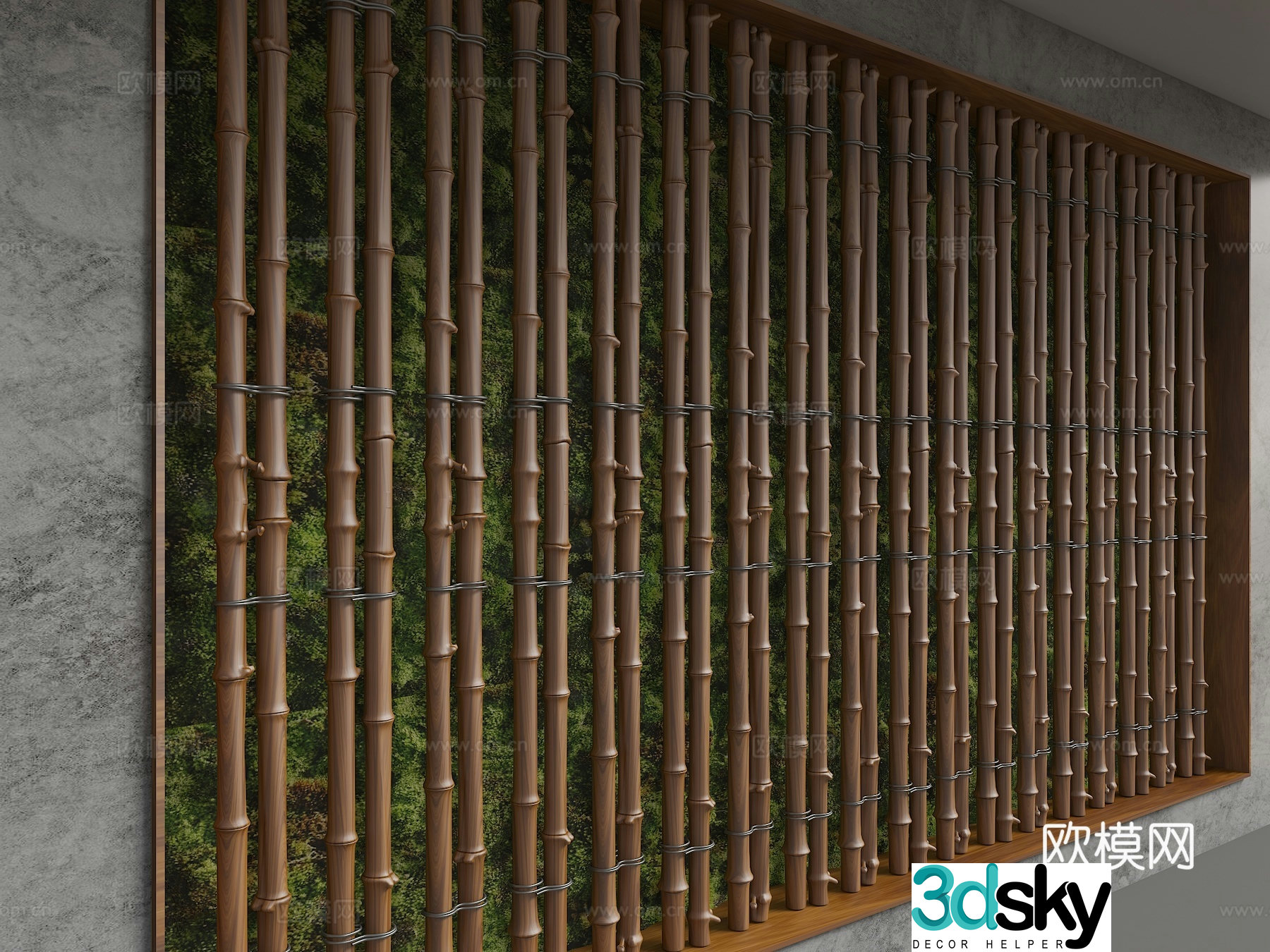 Modern partition 3d model