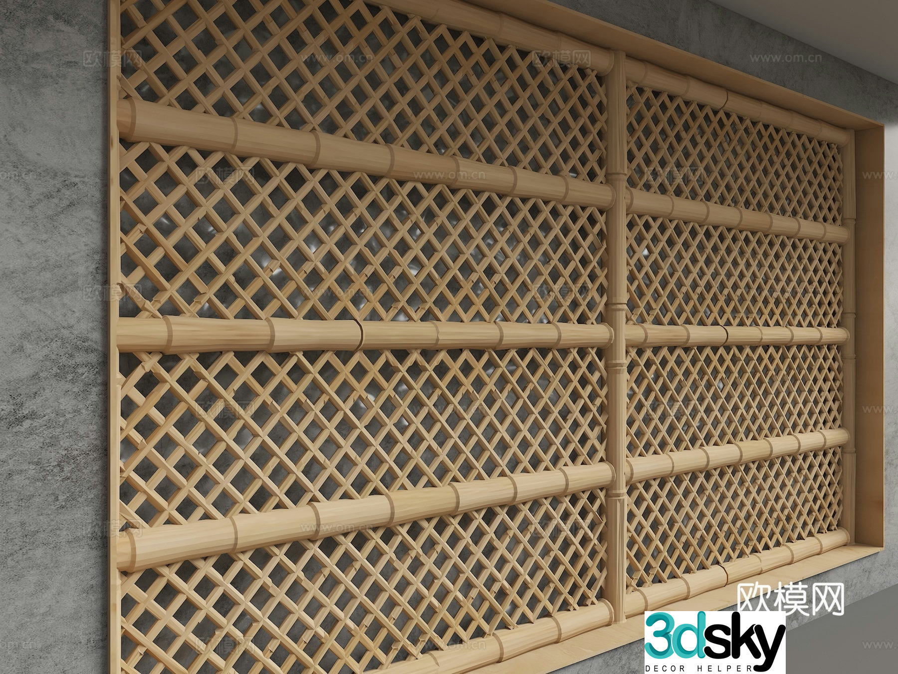 Modern partition 3d model
