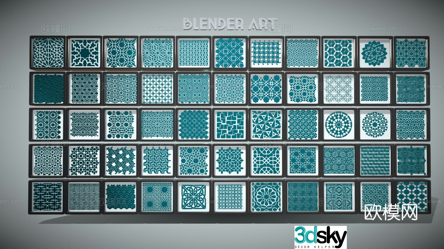 Modern relief Modern architectural relief Architectural finish Architectural composition Architectural panel 3d model