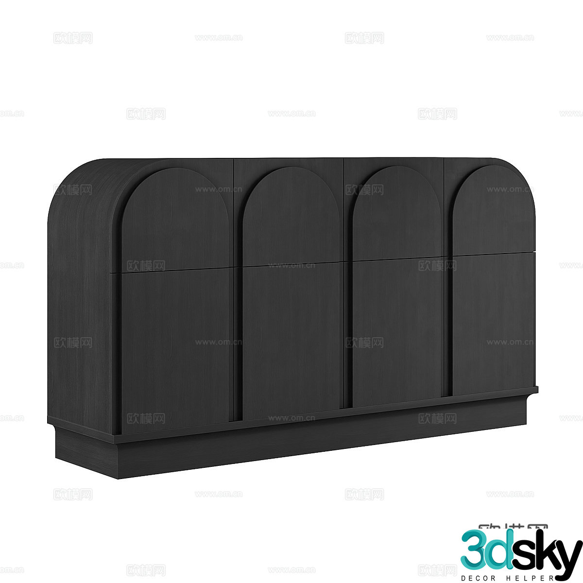 3d model of chest of drawers