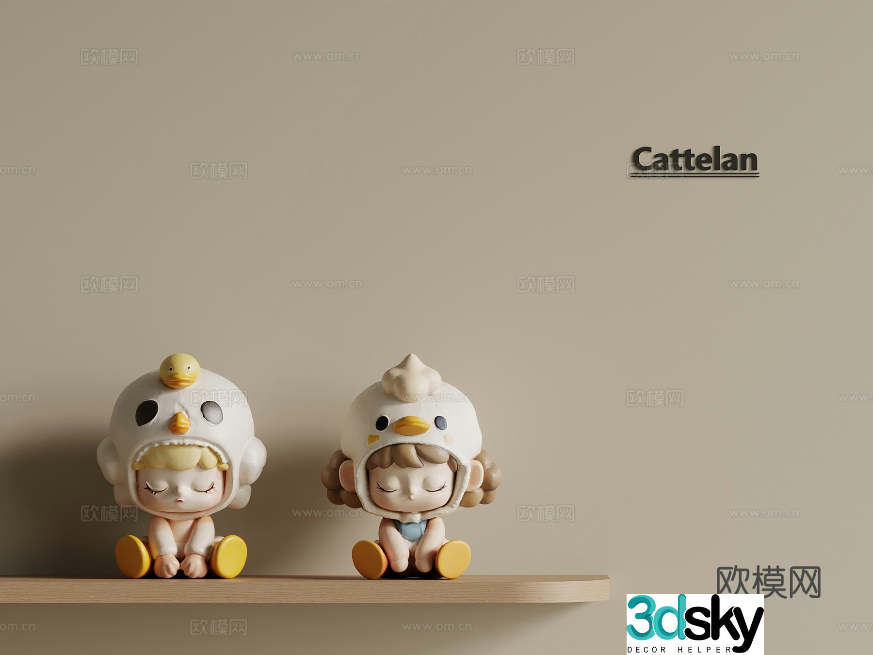 Toys Dolls Figure 3D Model