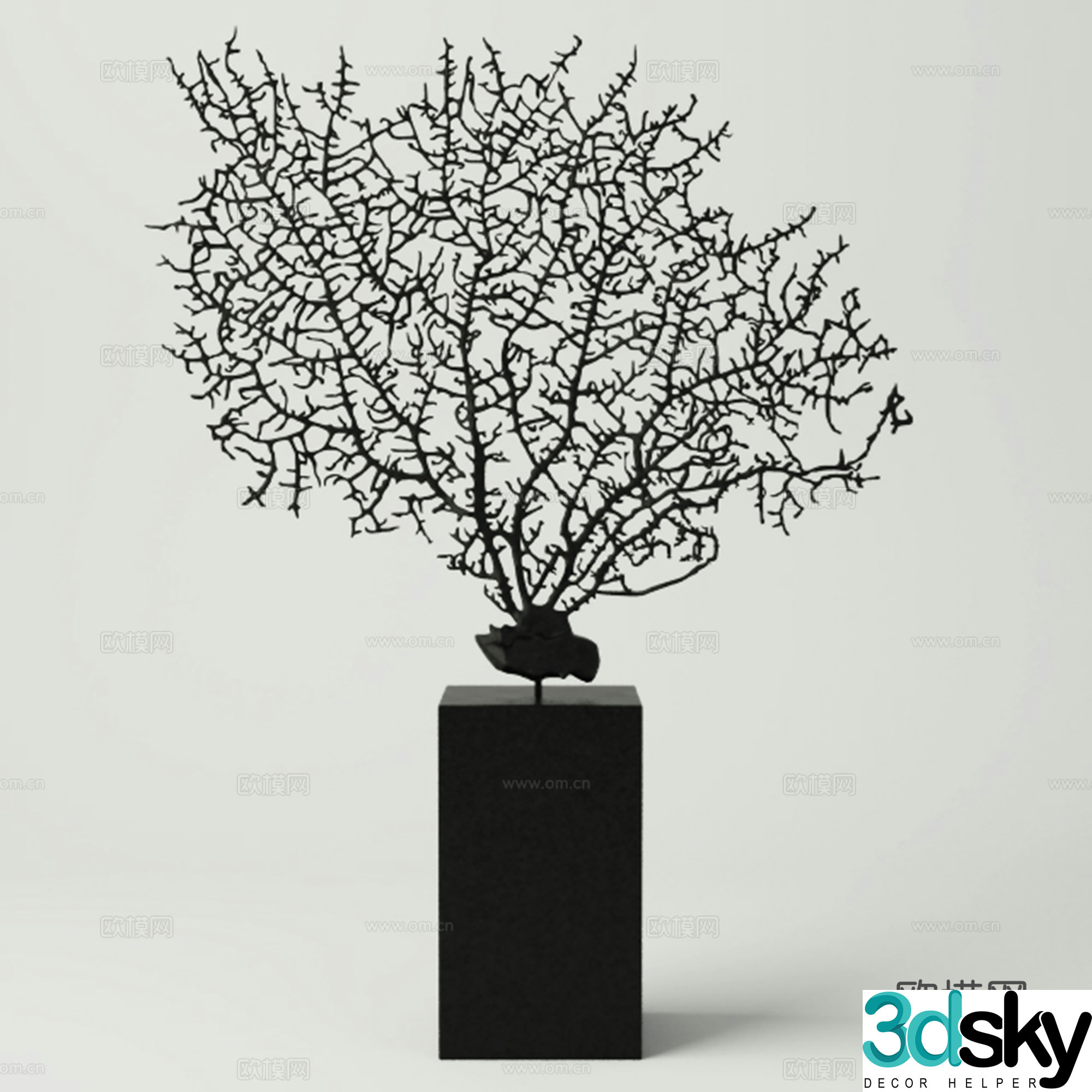 Modern jewelry ornaments Tree ornaments 3D model