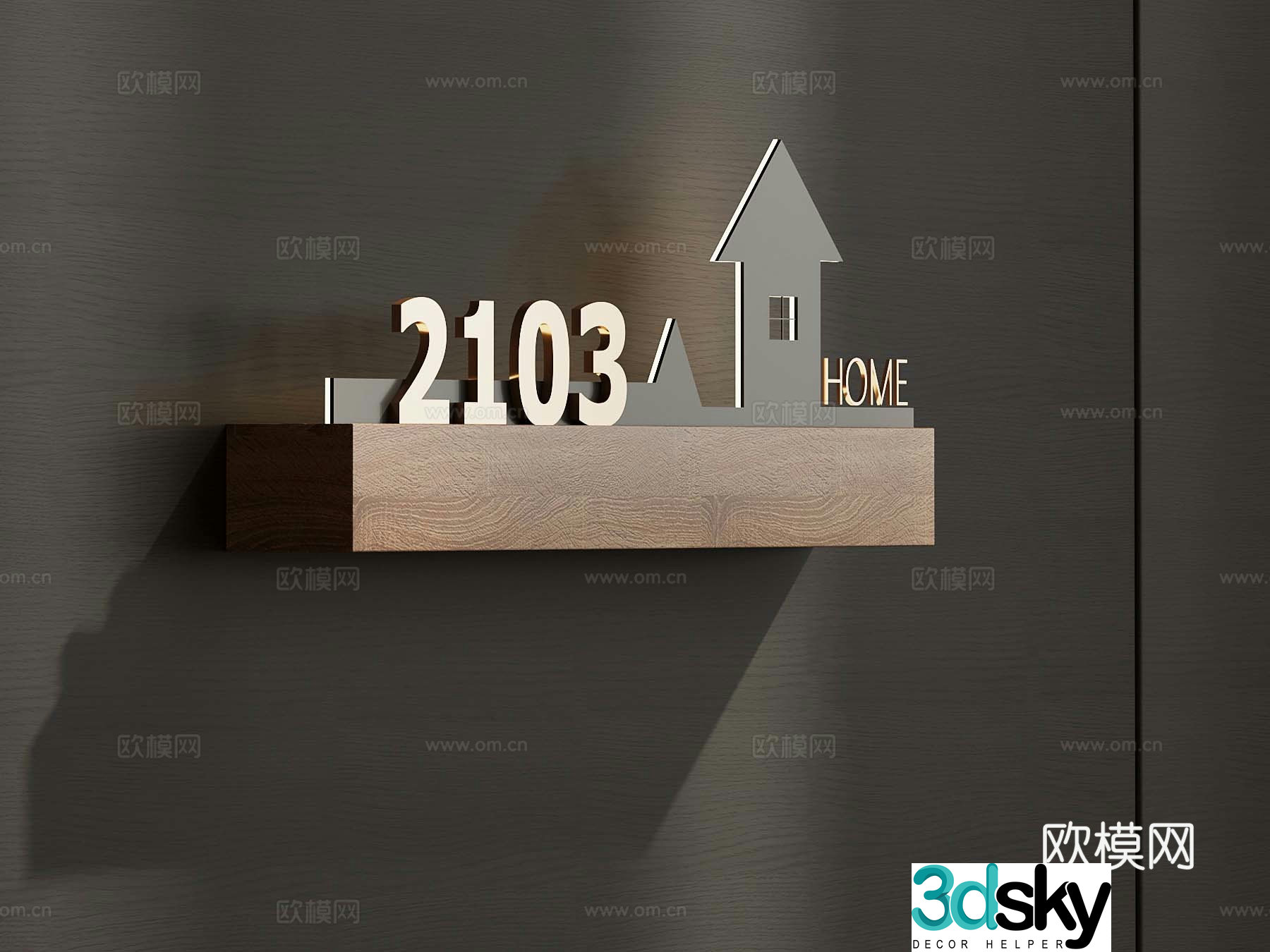 37 modern door signs hotel door signs private room door sign 3D model