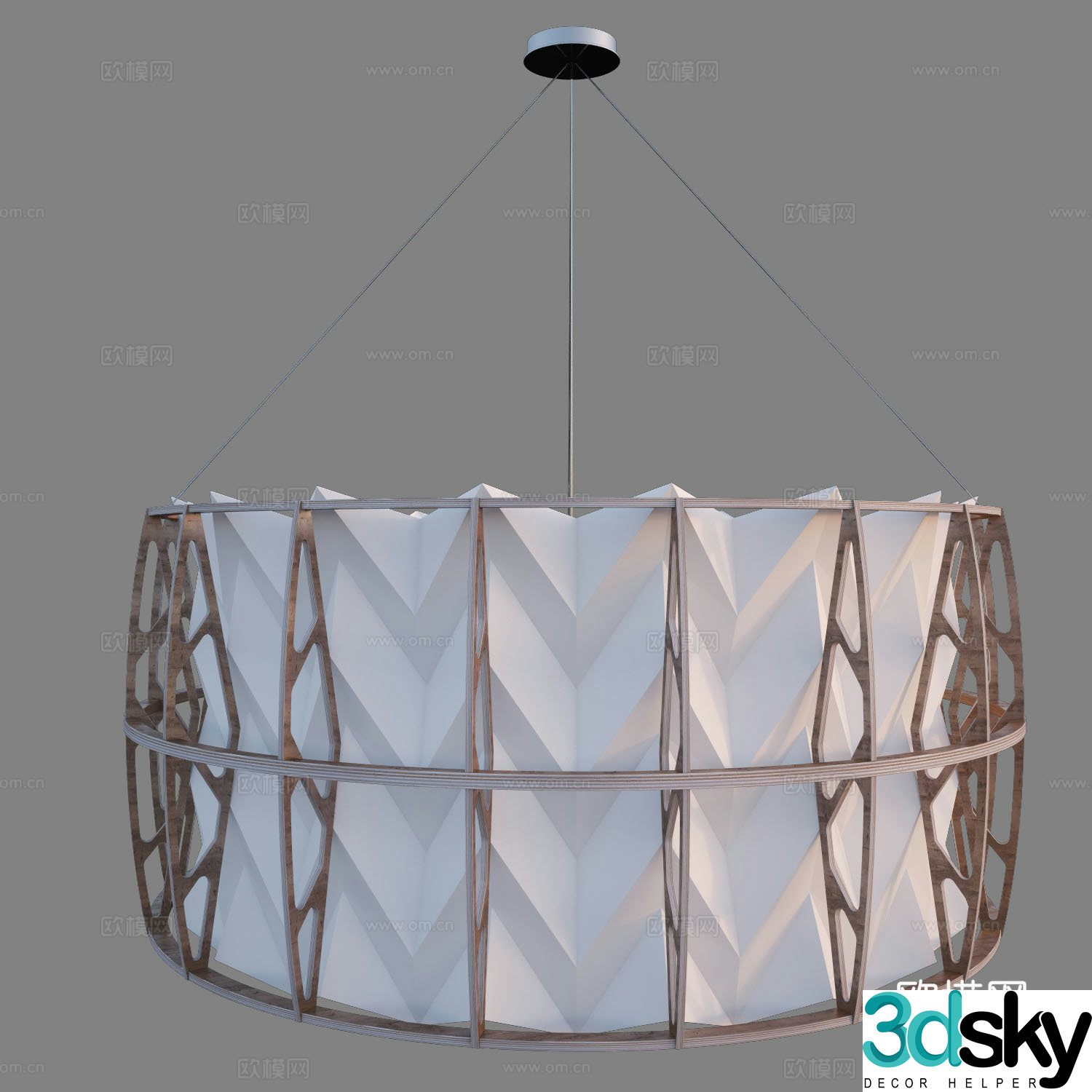 Modern Chandeliers Creative Chandeliers Round Chandeliers 3D Model
