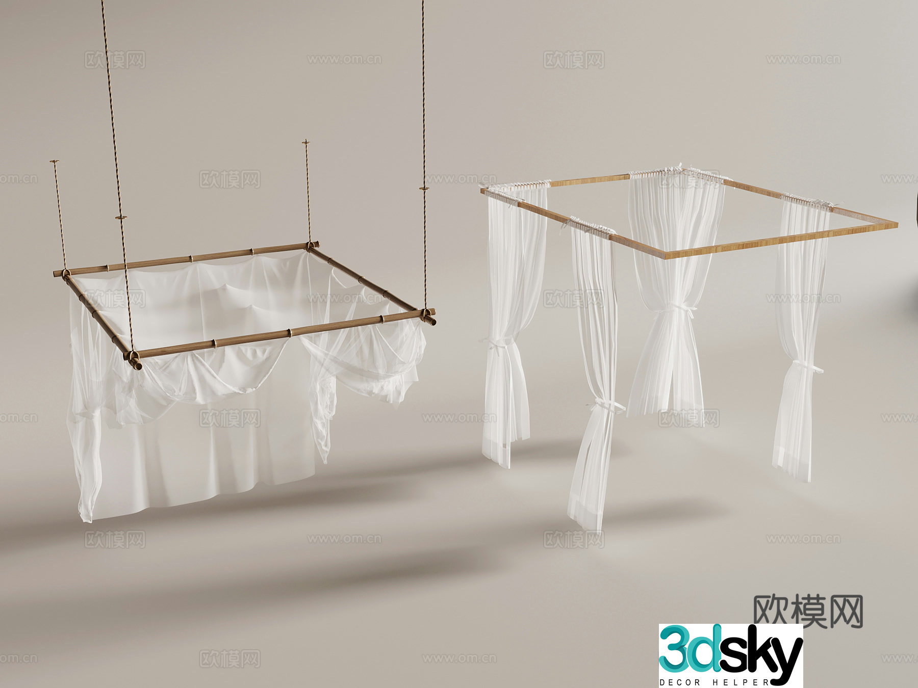 04 Mantle tent Wasabi Wind Mantle tent Mosquito net 3D model