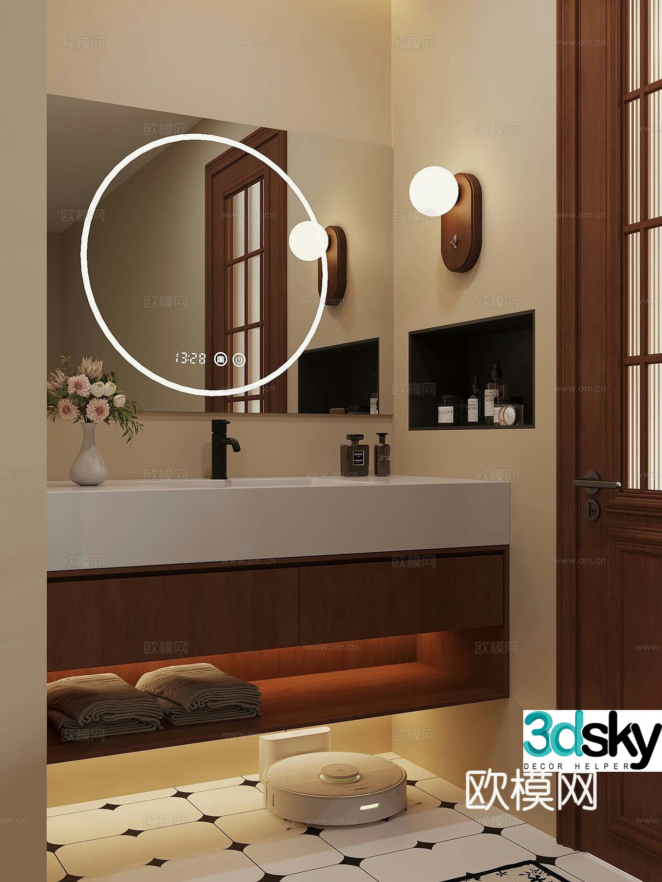 15 medieval style bathroom bathroom cabinet bathroom 3d model