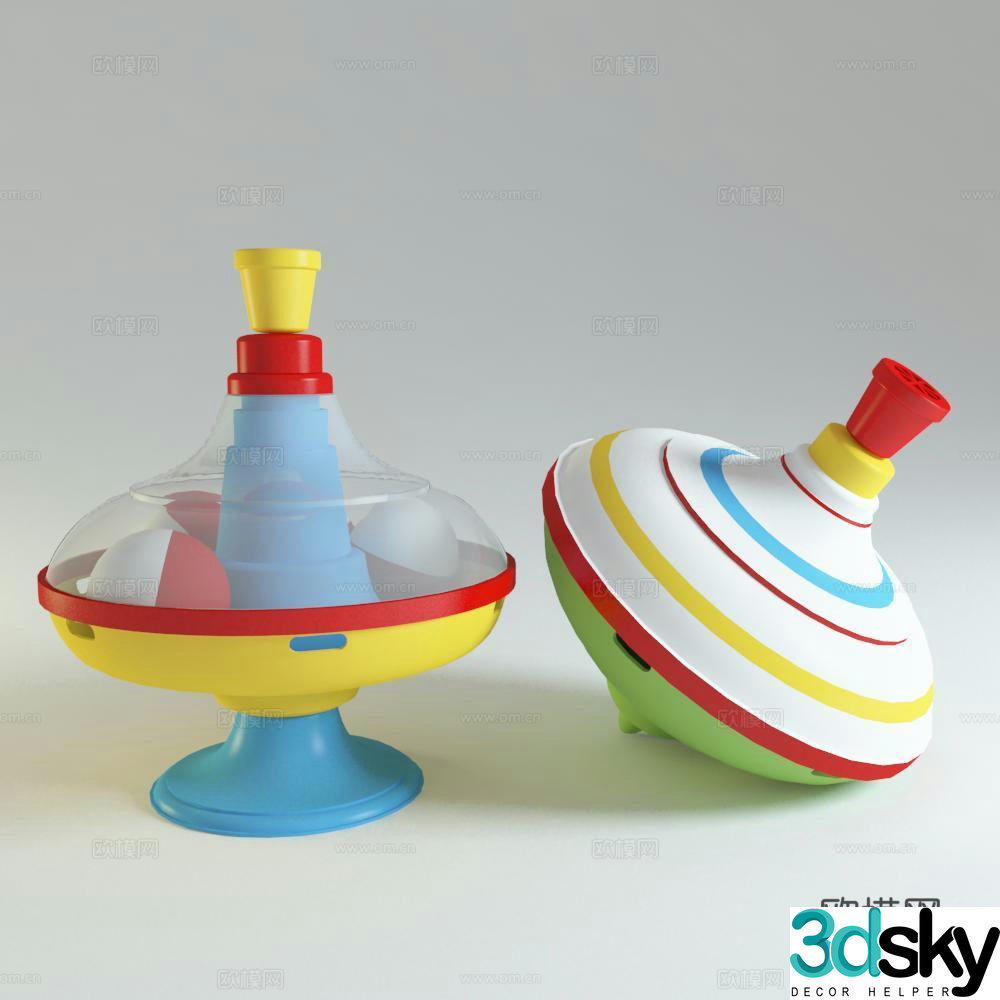 Children’s toys toys gyro 3d model