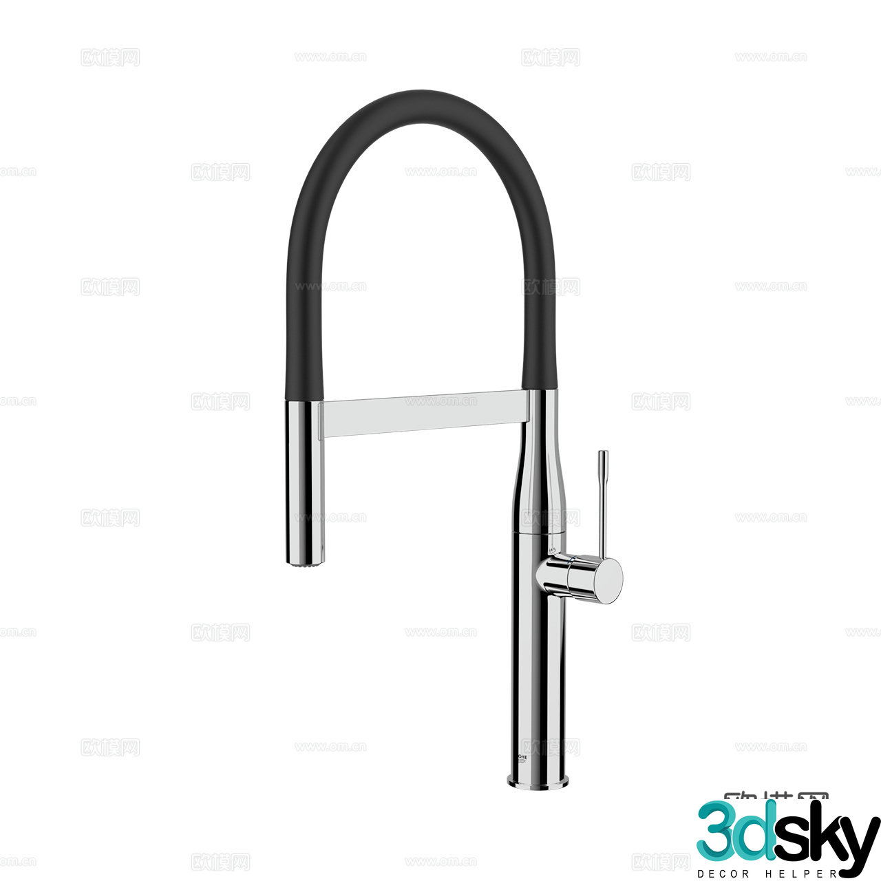 Grohe Modern Faucet Minimalist Faucet Kitchen Faucet Faucet Mixed Faucet 3D Model